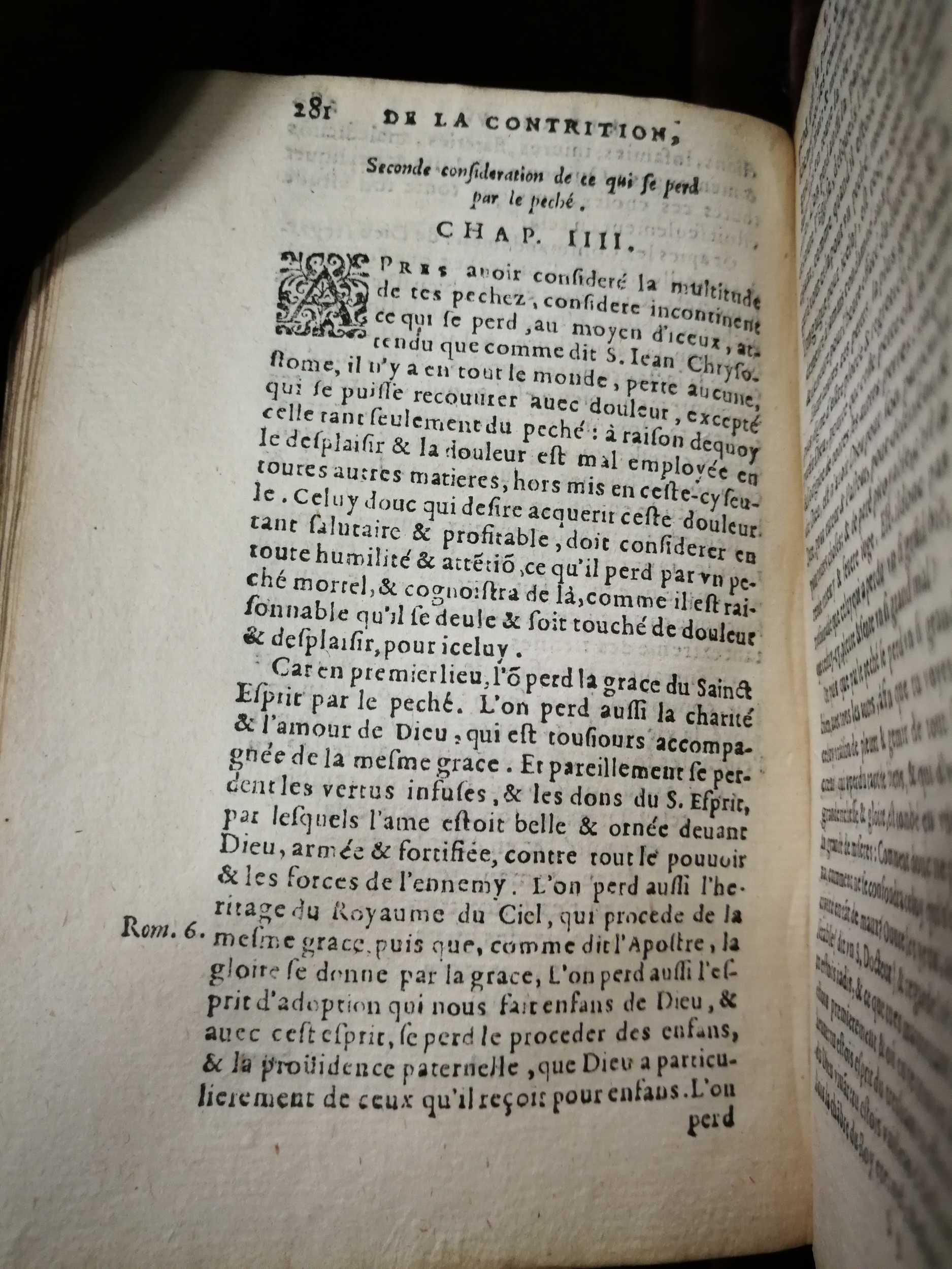 1596 - Balthazar Bellère - Trésor et abrégé de toutes les œuvres spirituelles du révérend Père F. Louis de Grenade - BU Lille