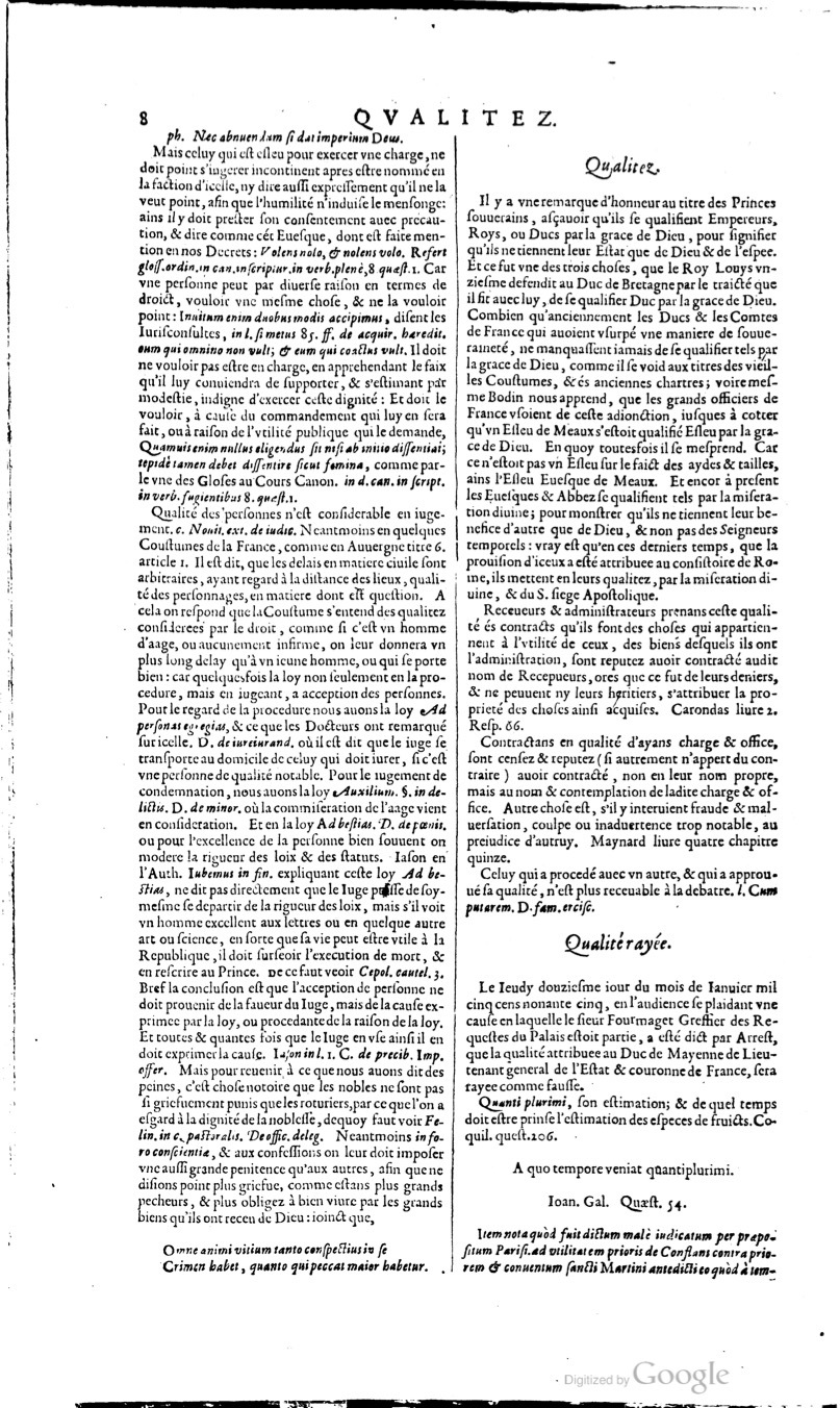 1629 - Veuve Nicolas Buon - Trésor du droit français (21754 T. 3) - BM Lyon