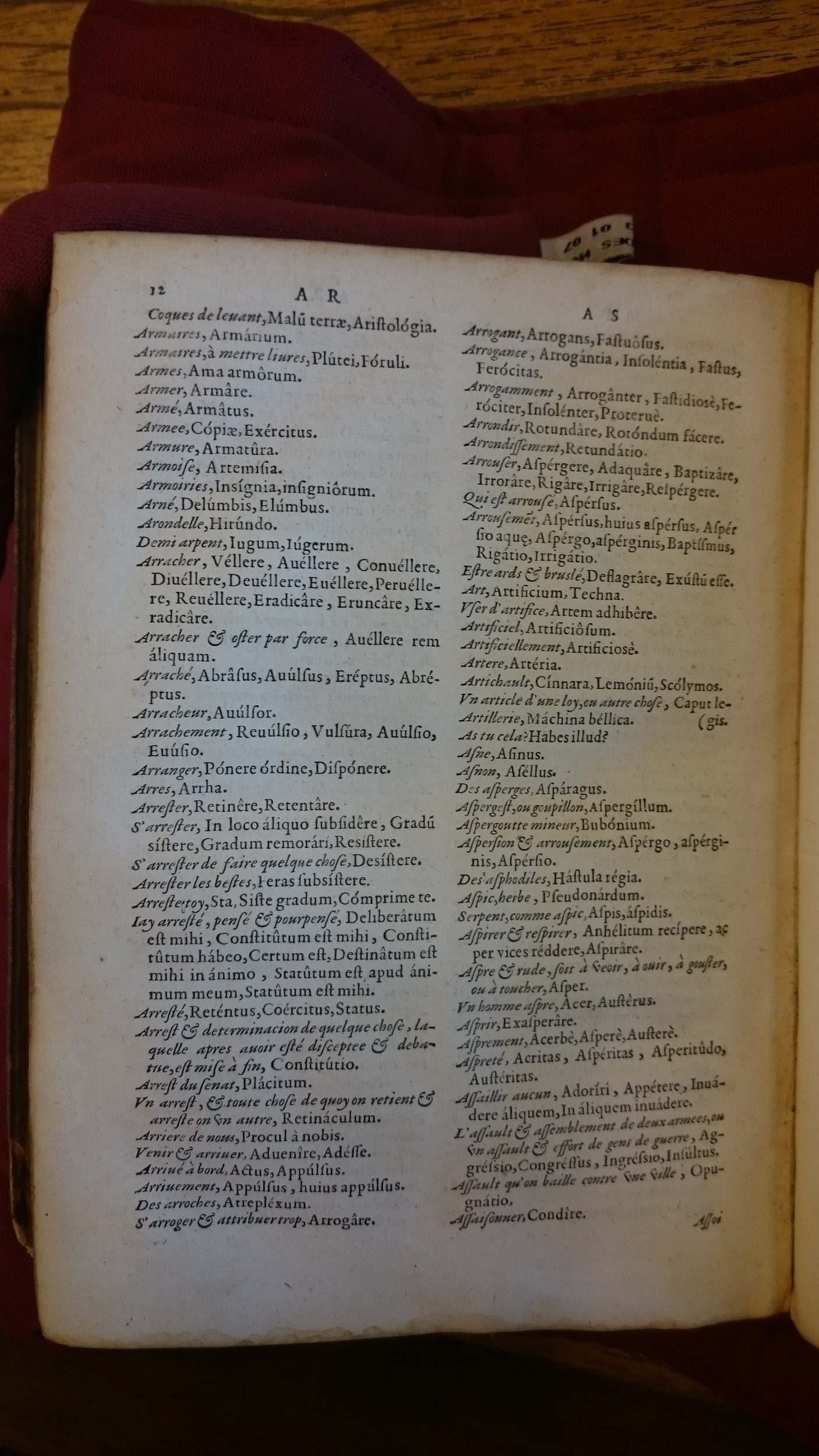 1564 - Henri Hylaire et Louis Cloquemin - Trésor des mots et traits français - BM Lyon