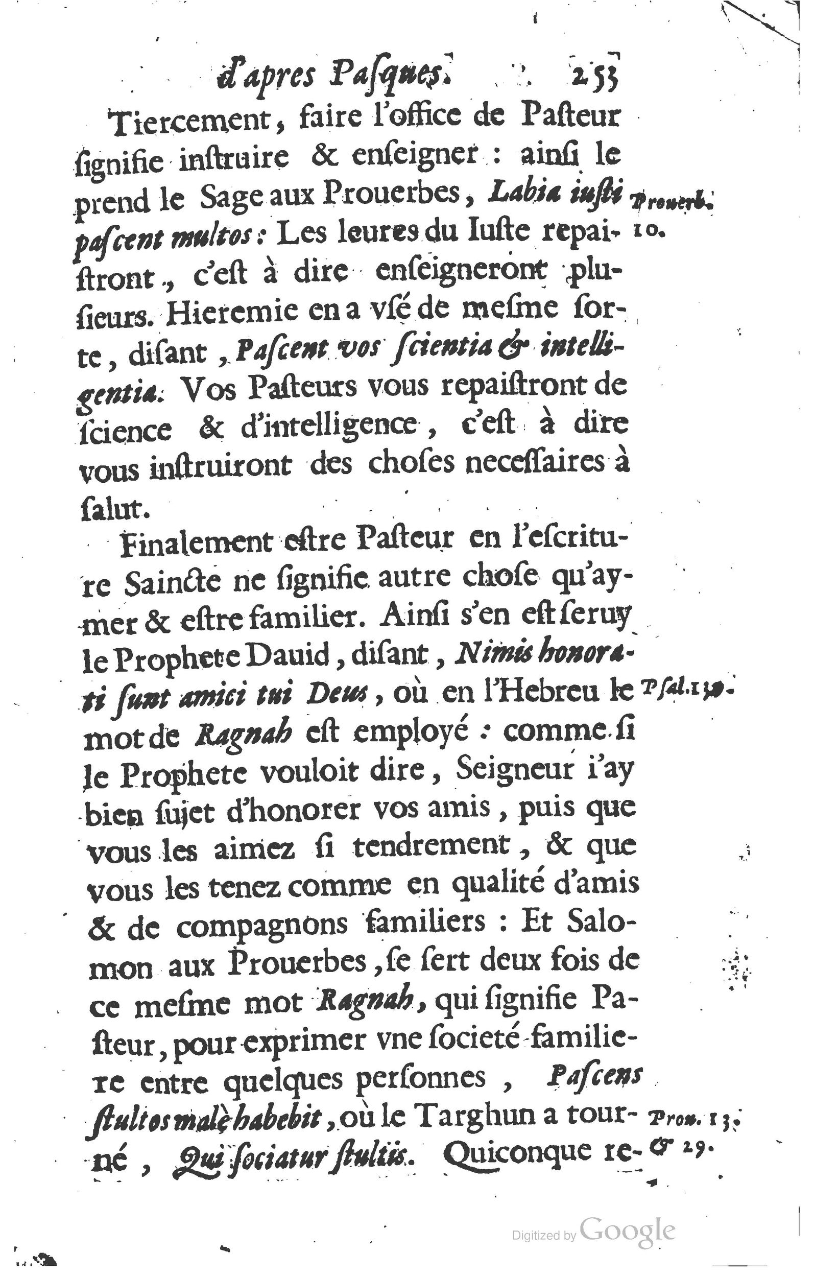 1629 - Manassés de Préaulx - Sermons ou Trésors de la piété chrétienne - BM Lyon