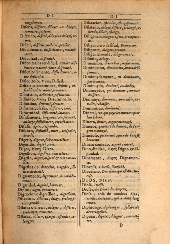 1607 - Marc Orry - Trésor des deux langues espagnole et française (Première et Seconde parties) - ÖNB Wien 1607 - Marc Orry - Trésor des deux langues espagnole et française (Première et Seconde parties) - ÖNB Wien