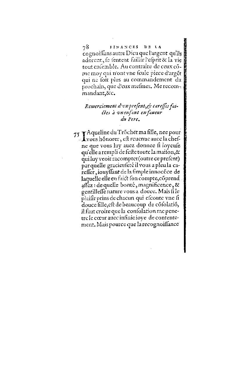 1572 - Nicolas Du Chemin - Finances et Trésor de la plume française - BM Lyon