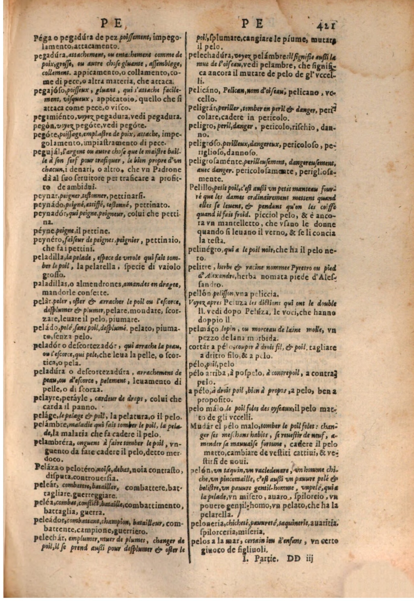 1637 - Jacques Crespin - Trésor des trois langues (Trois parties) - BSB Munich