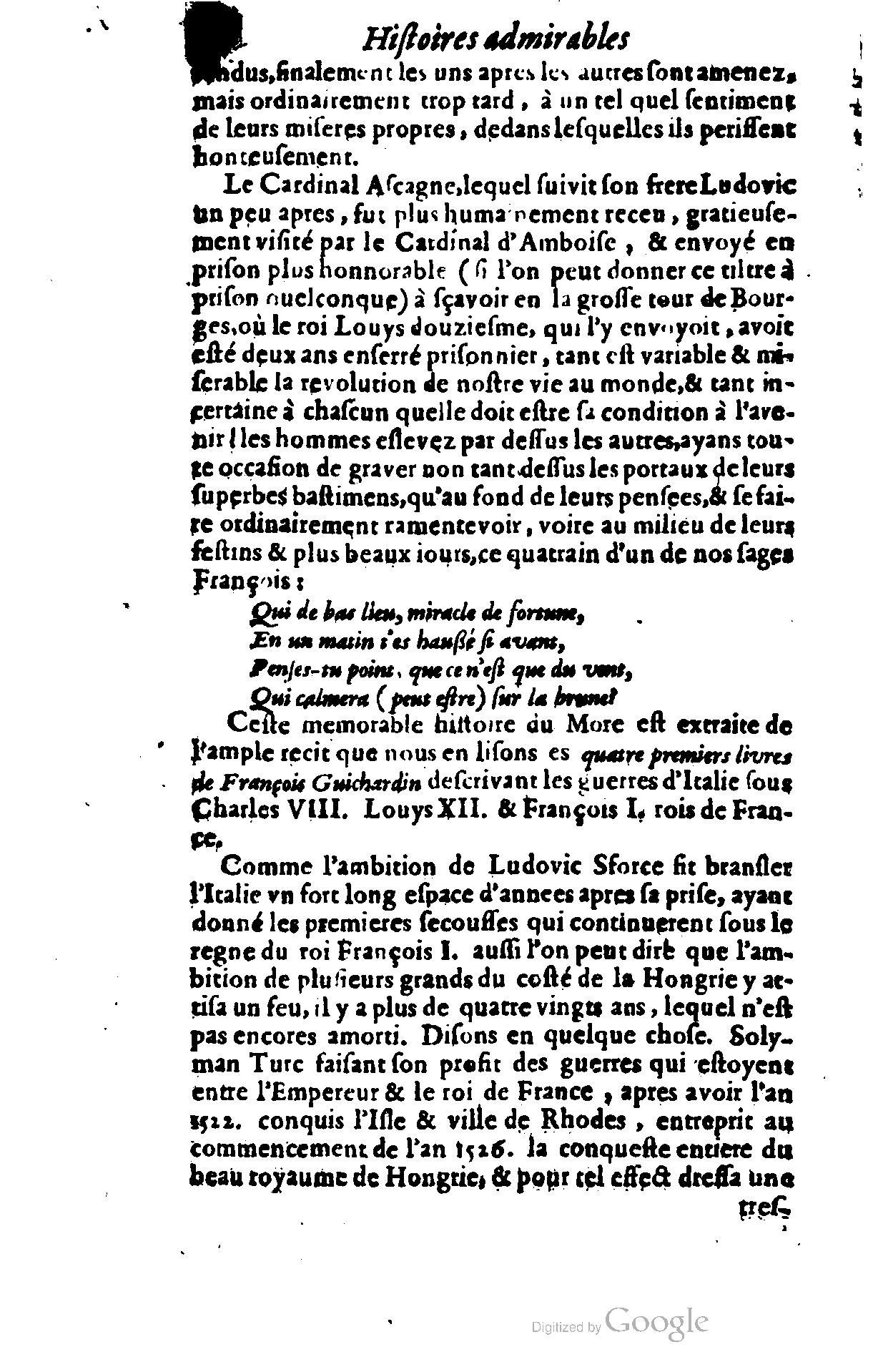 1628 - Jacques Crespin - Trésor d’histoires admirables et mémorables - BSB Munich