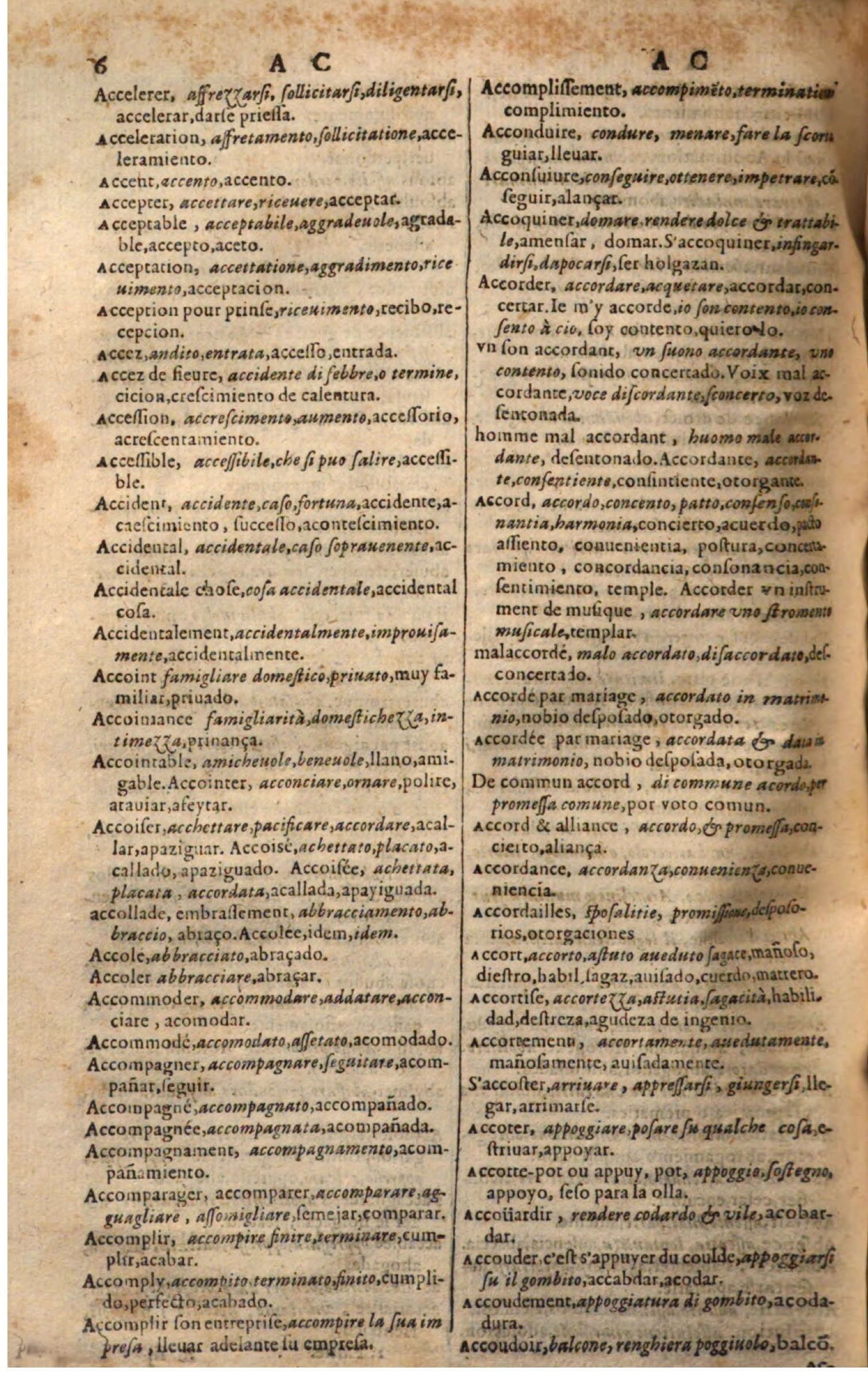 1644 - Jacques Crespin - Trésor des trois langues - Passau 1644 - Jacques Crespin - Trésor des trois langues - Passau