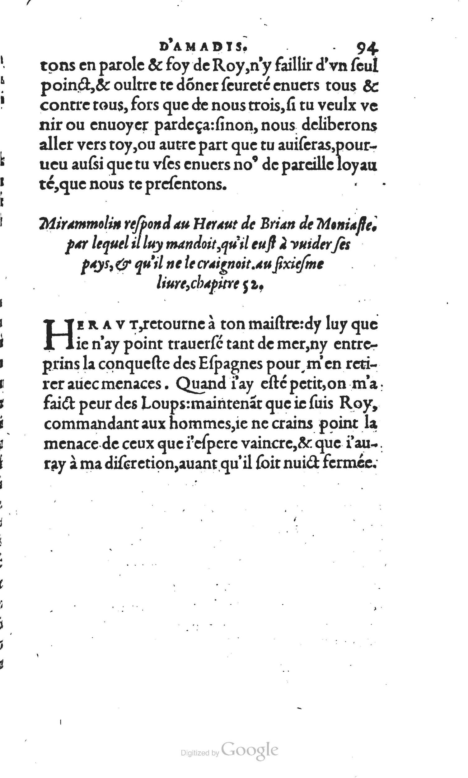 1560 - Vincent Sertenas et Gilles Robinot - Trésor des Amadis - British Library