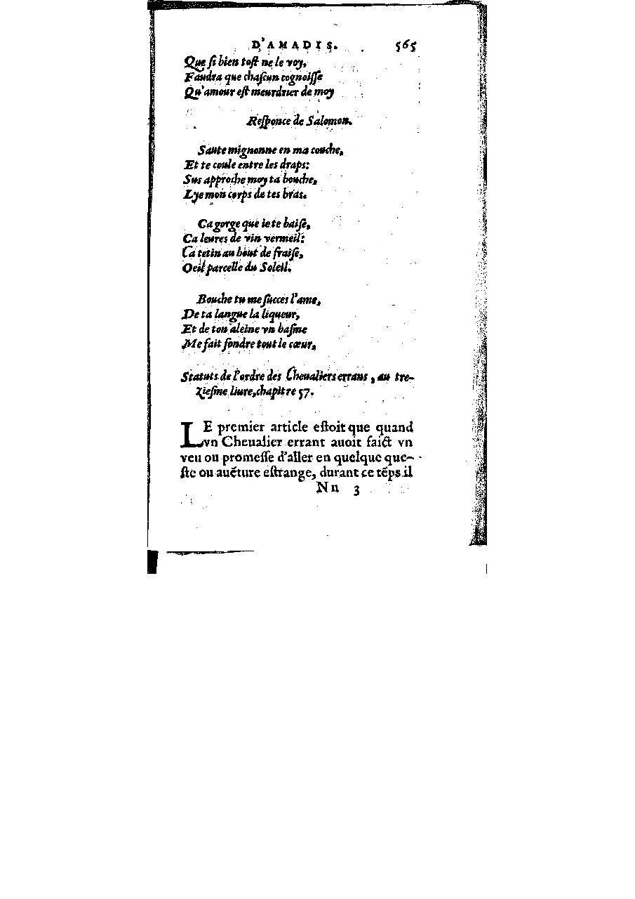 1572 - Veuve Gabriel Cotier - Trésor des Amadis - BM Lyon