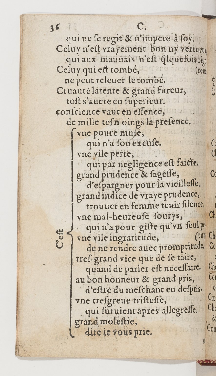 1577 - Jean d’Ogerolles - Trésor de sentences dorées - BnF Arsenal