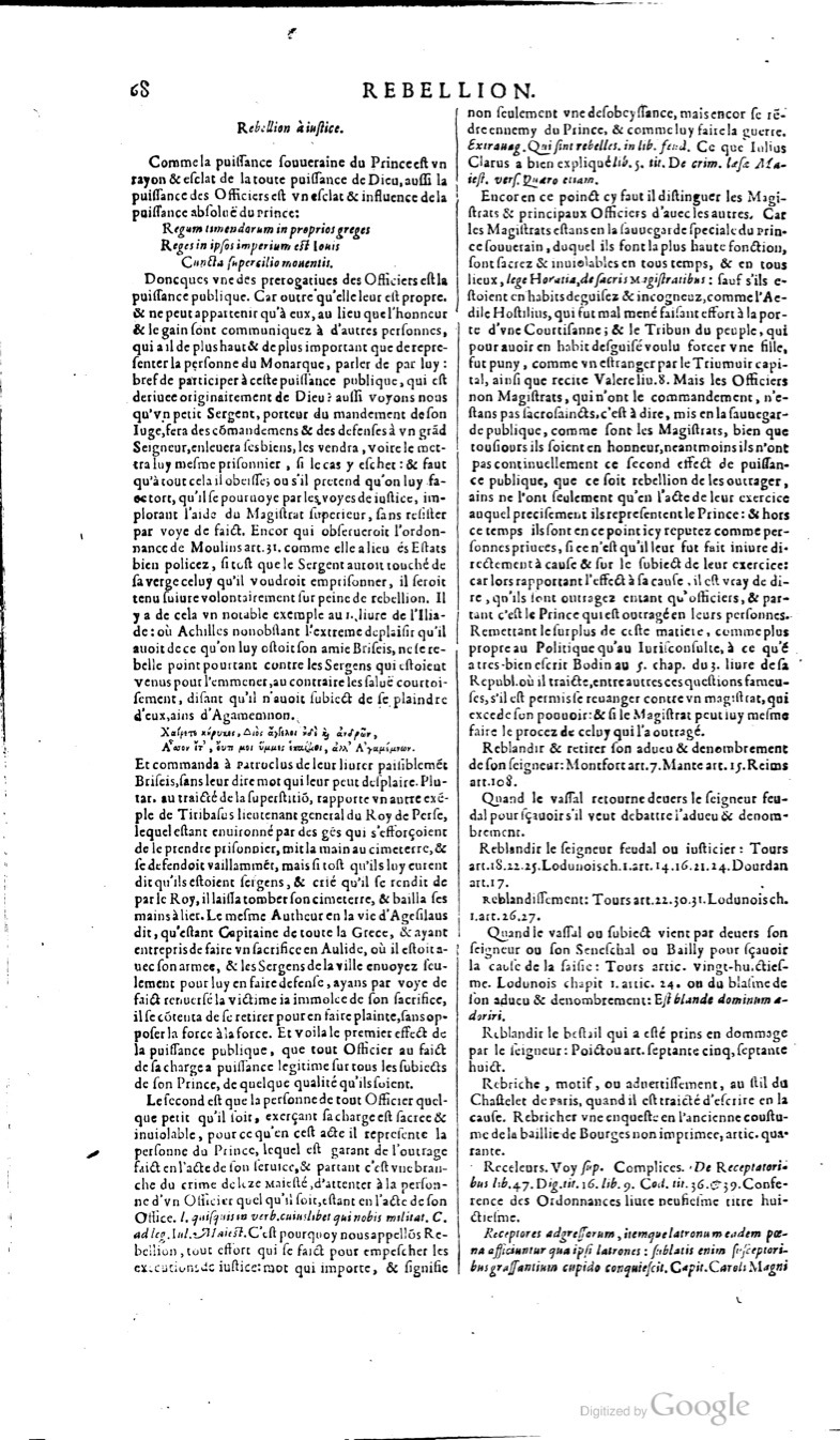 1629 - Veuve Nicolas Buon - Trésor du droit français (21754 T. 3) - BM Lyon