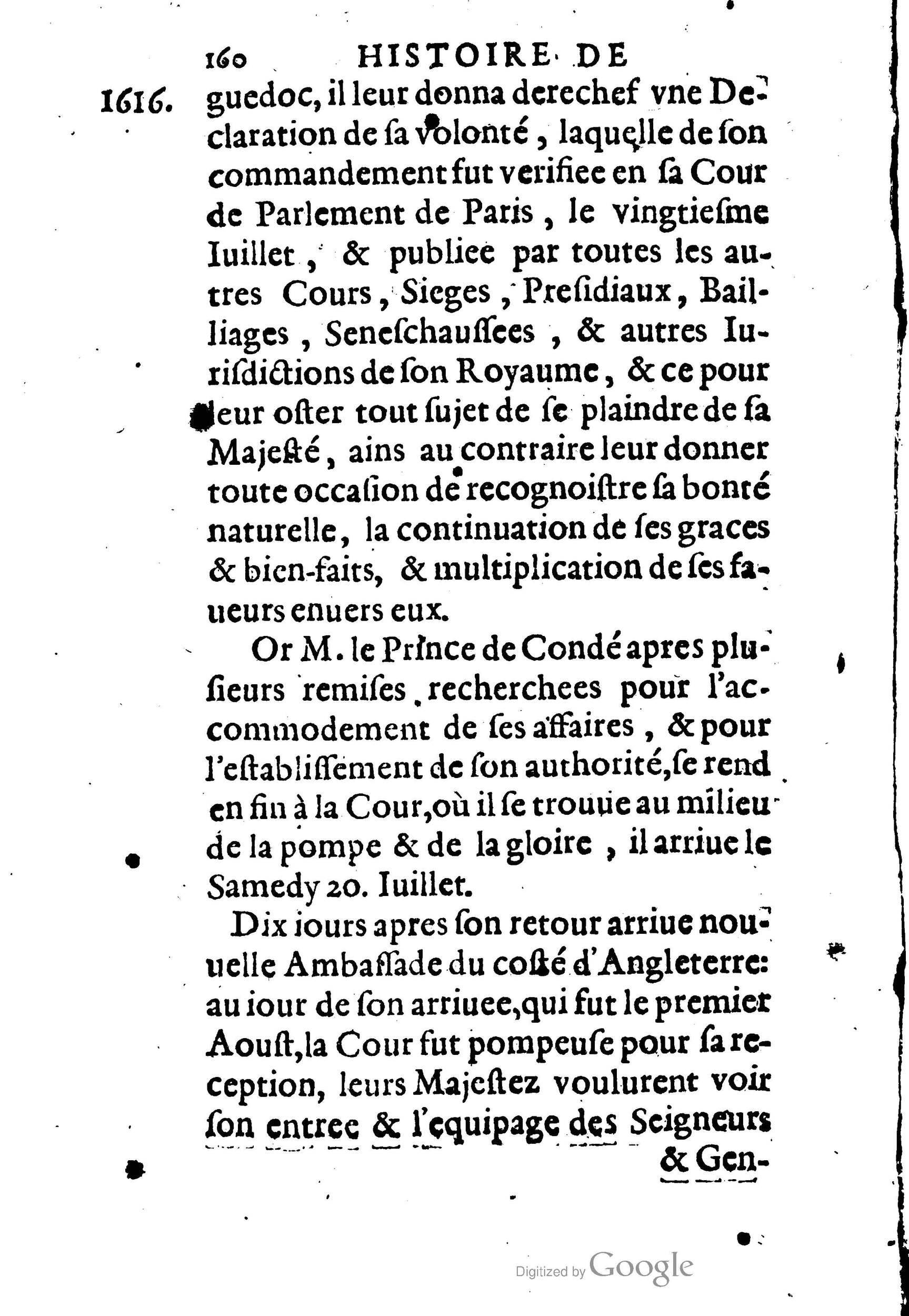 1623 - Joseph Bouillerot - Trésor de l’histoire générale de notre temps - BM Lyon