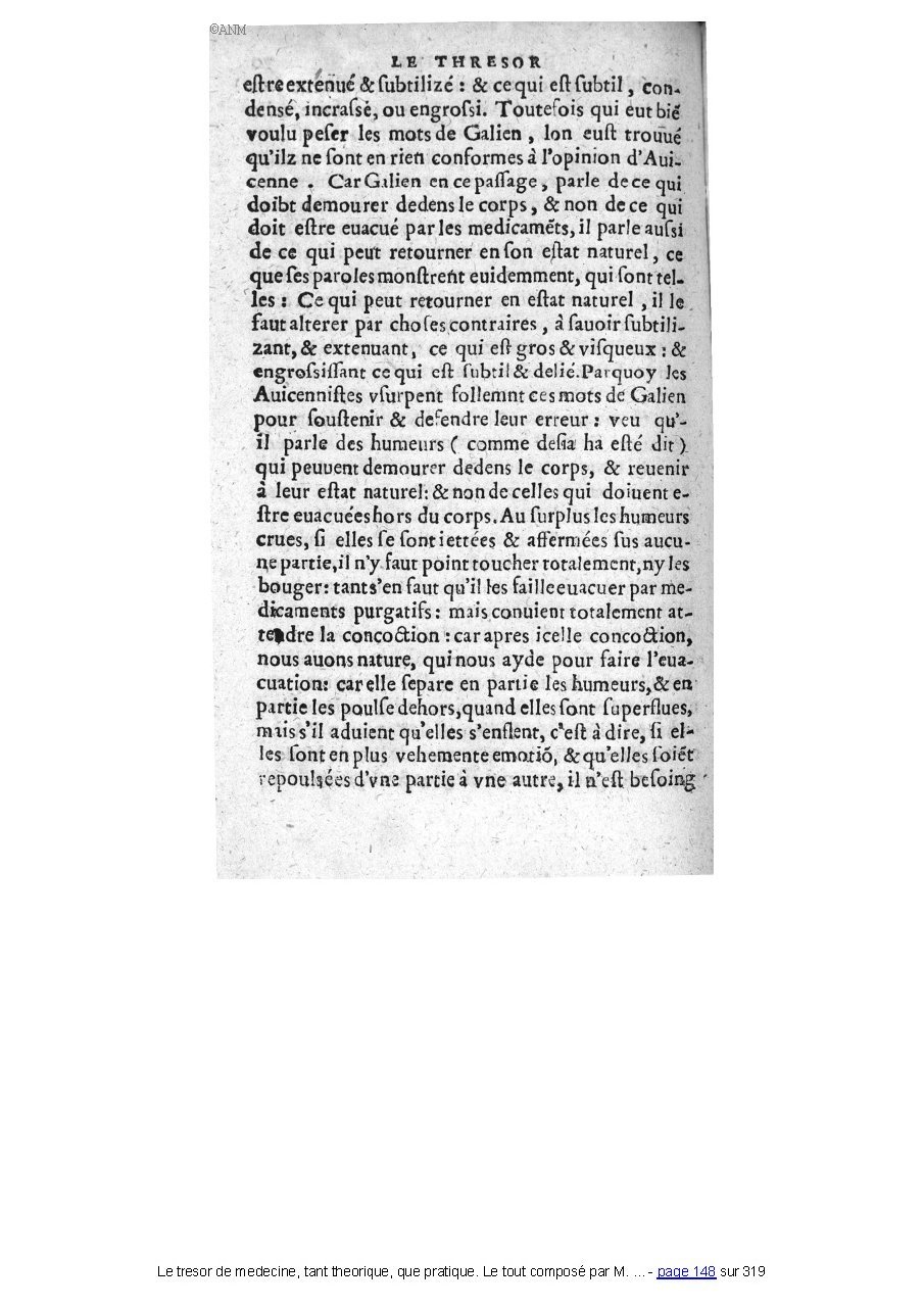 1560 - Pierre et Jan Moine - Trésor de médecine - Université Paris Cité