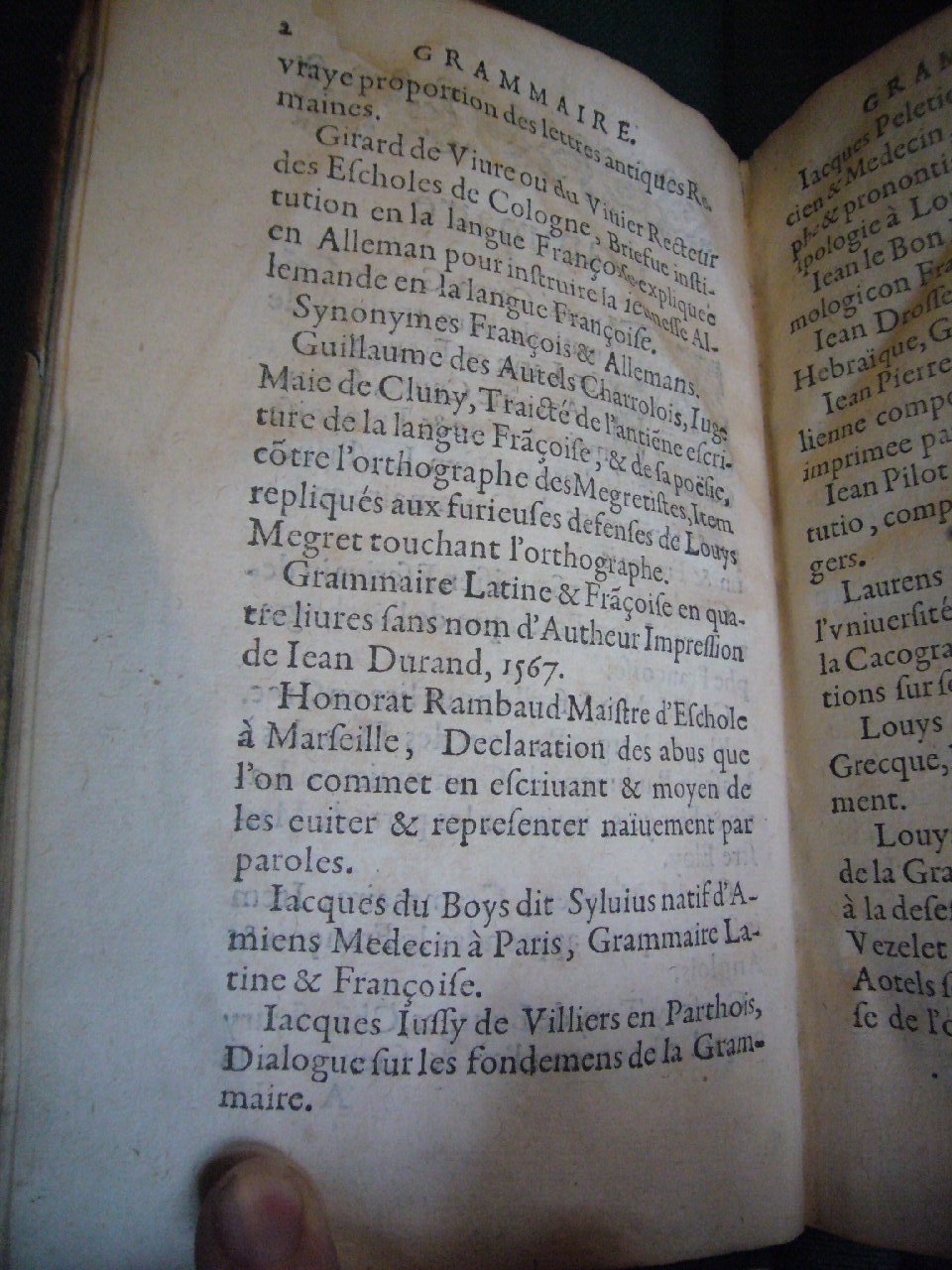 1602 - François Jacquin - Trésor des bons esprits français - BnF Arsenal