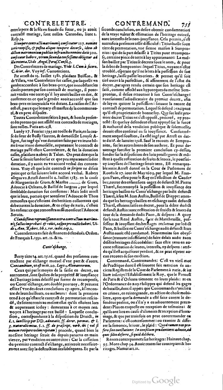 1629 - Veuve Nicolas Buon - Trésor du droit français (21754 T. 1) - BM Lyon 1629 - Veuve Nicolas Buon - Trésor du droit français (21754 T. 1) - BM Lyon