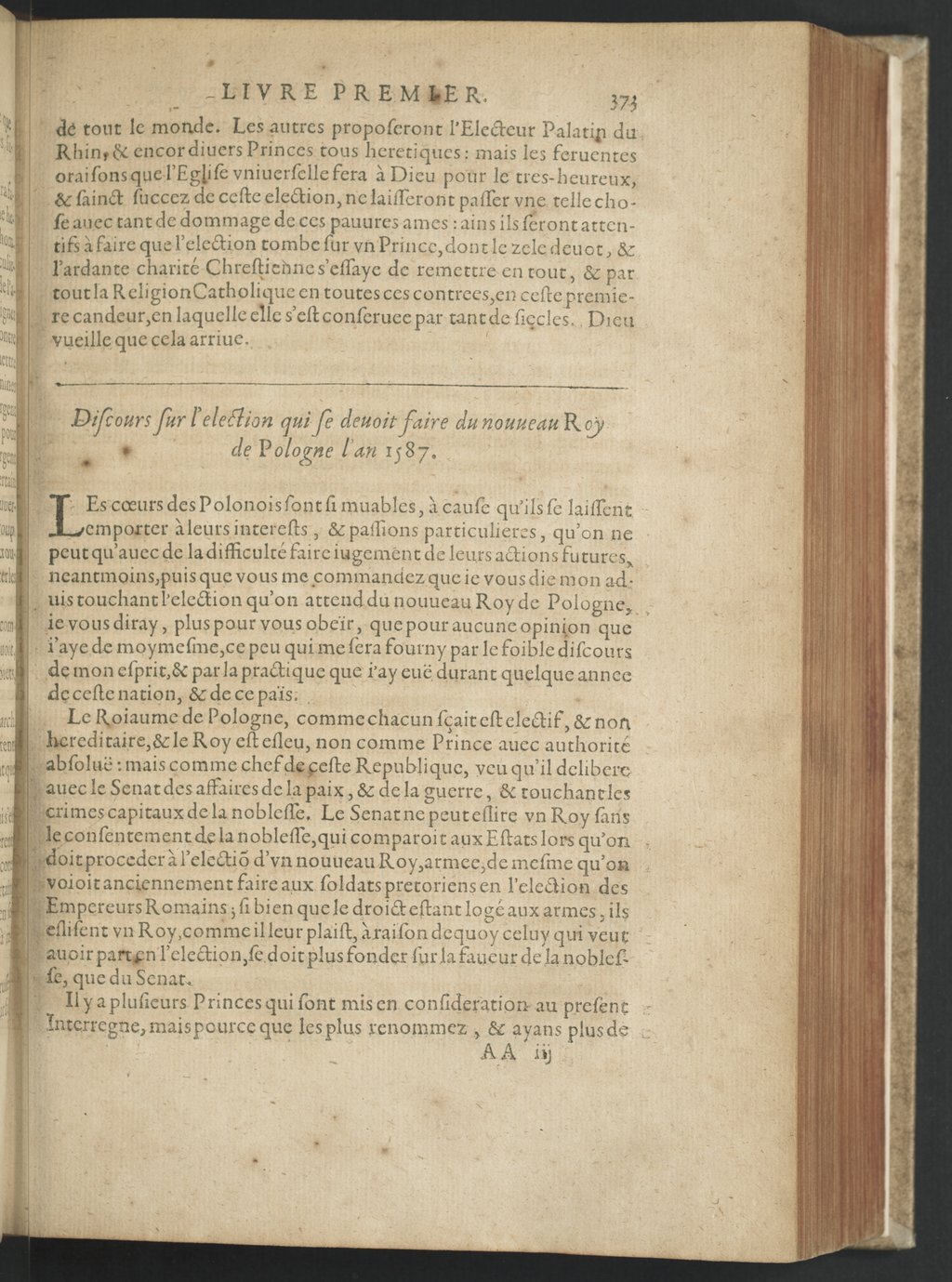 1608 - Nicolas Du Fossé - Trésor politique - BnF Tolbiac