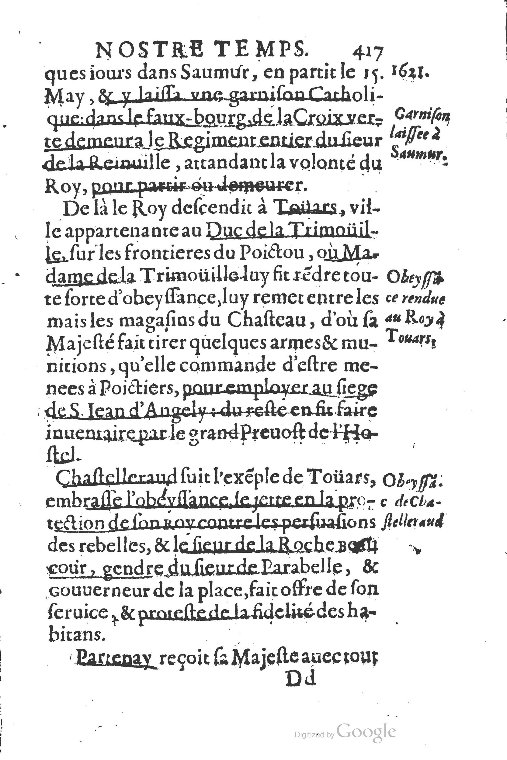 1626 - Joseph Bouillerot - Trésor de l’histoire générale de notre temps - BSB Munich