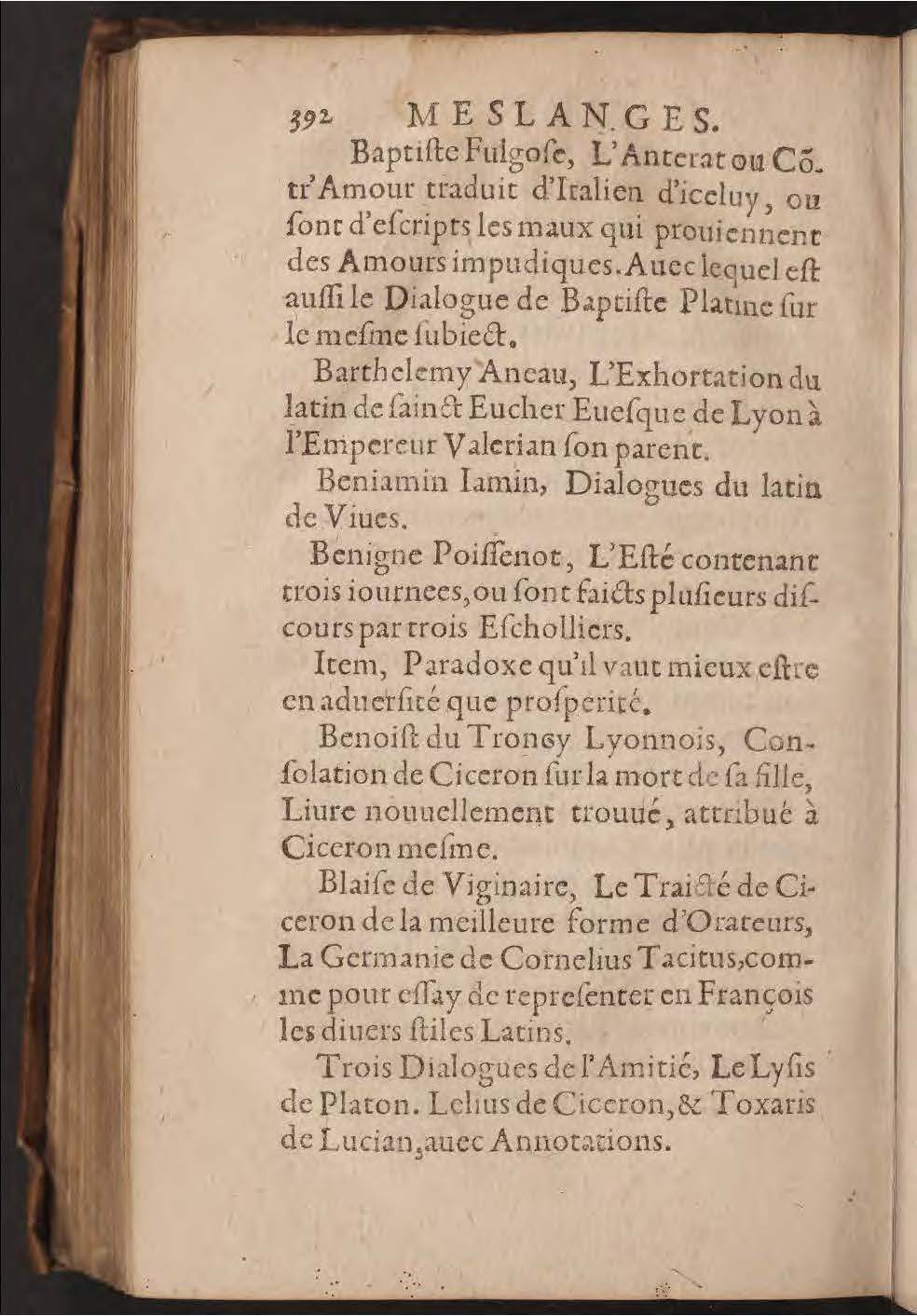 1602 - François Jacquin - Trésor des bons esprits français - BnF Arsenal