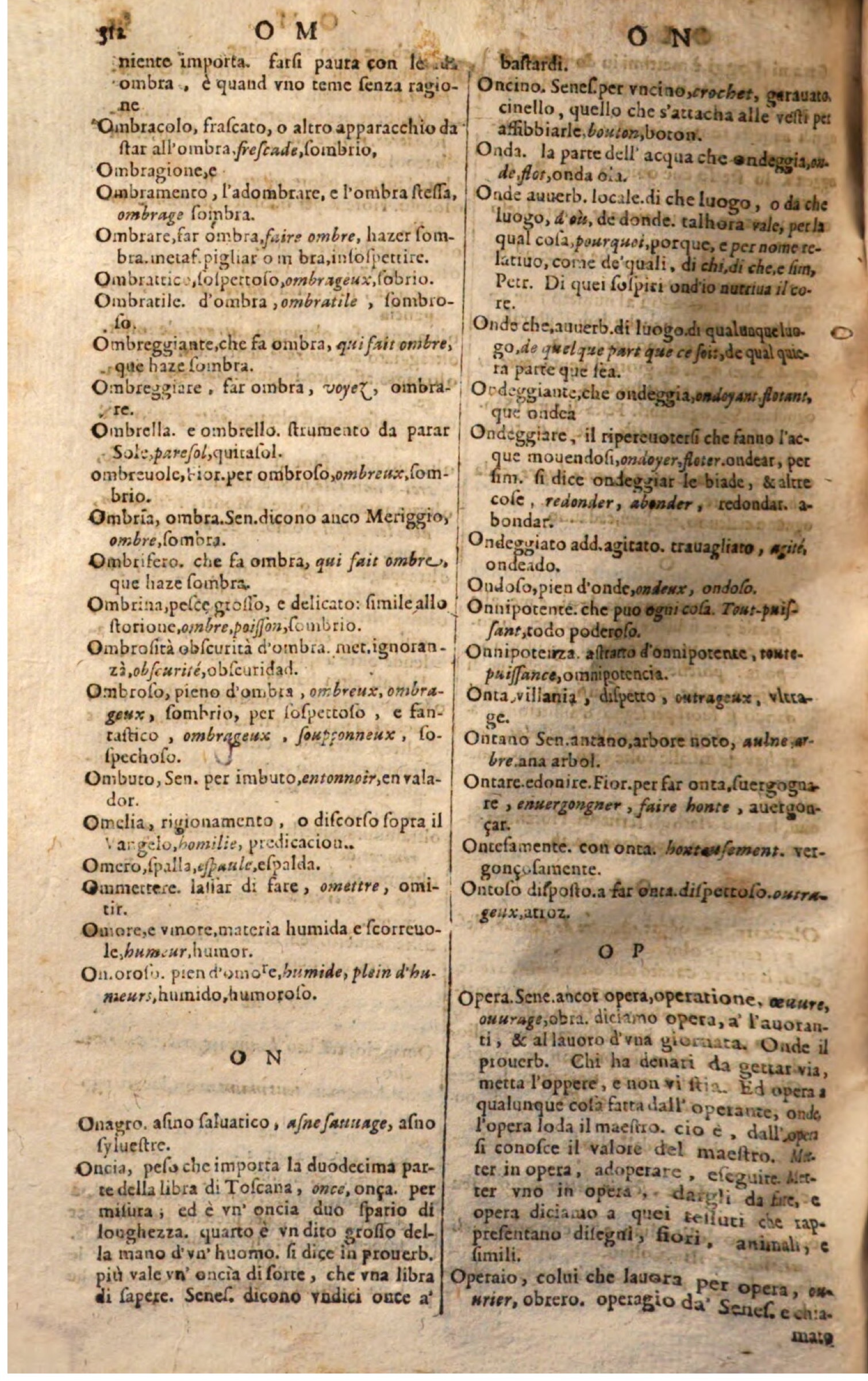 1644 - Jacques Crespin - Trésor des trois langues - Passau 1644 - Jacques Crespin - Trésor des trois langues - Passau