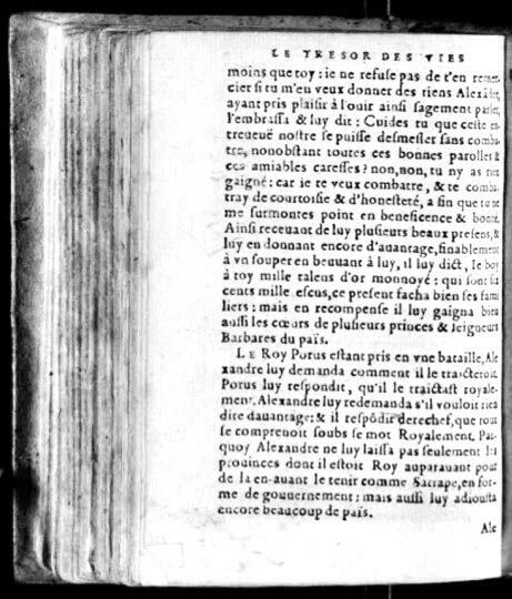 1574 - Benoît Rigaud - Trésor des vies de Plutarque - Avignon
