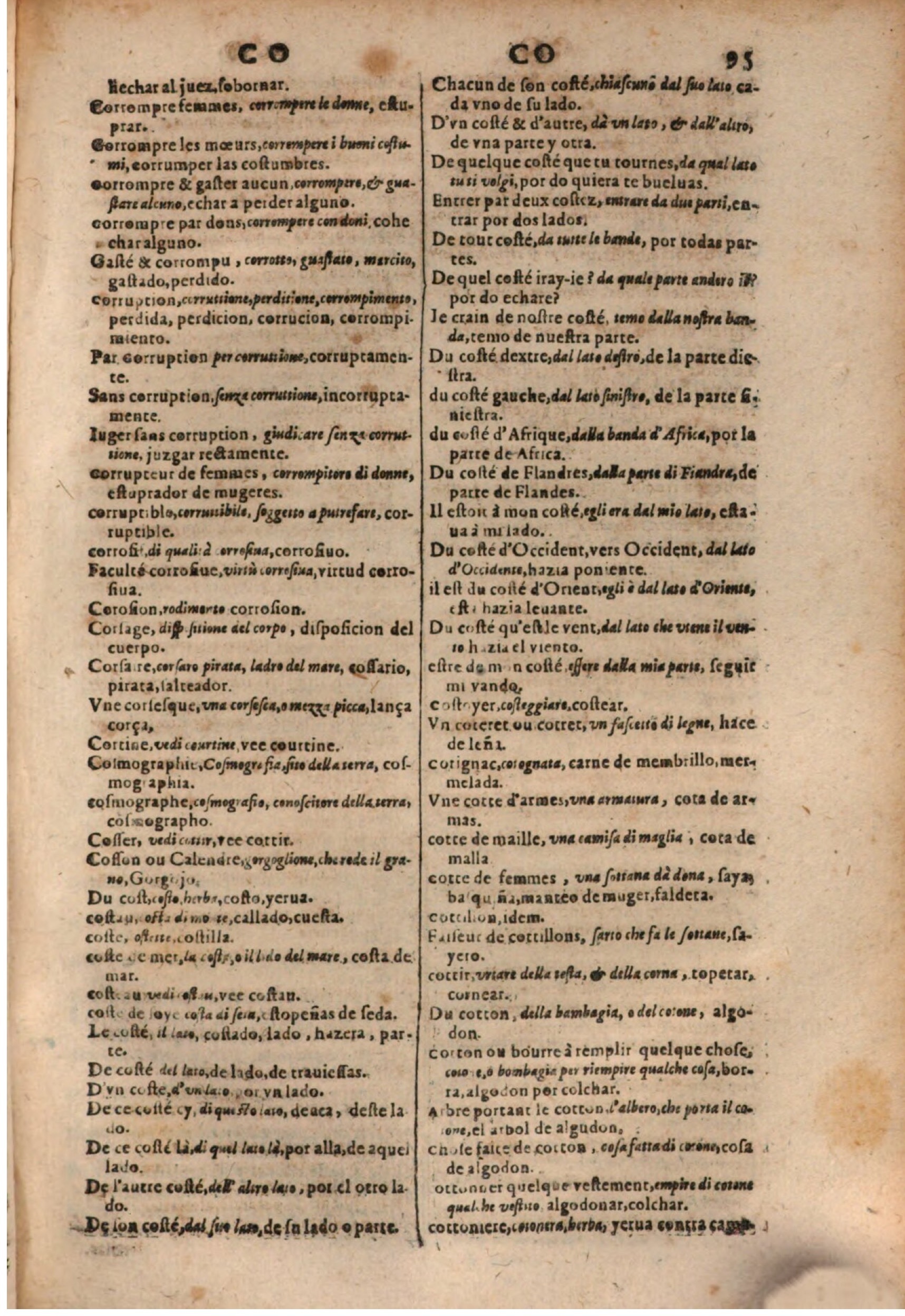 1637 - Jacques Crespin - Trésor des trois langues (Trois parties) - BSB Munich