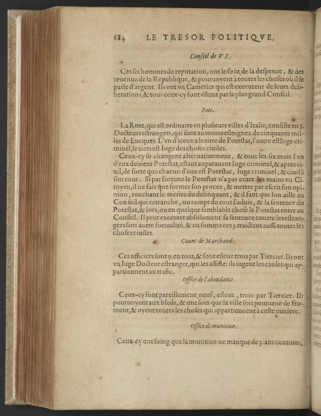 1608 - Nicolas Du Fossé - Trésor politique - BnF Tolbiac
