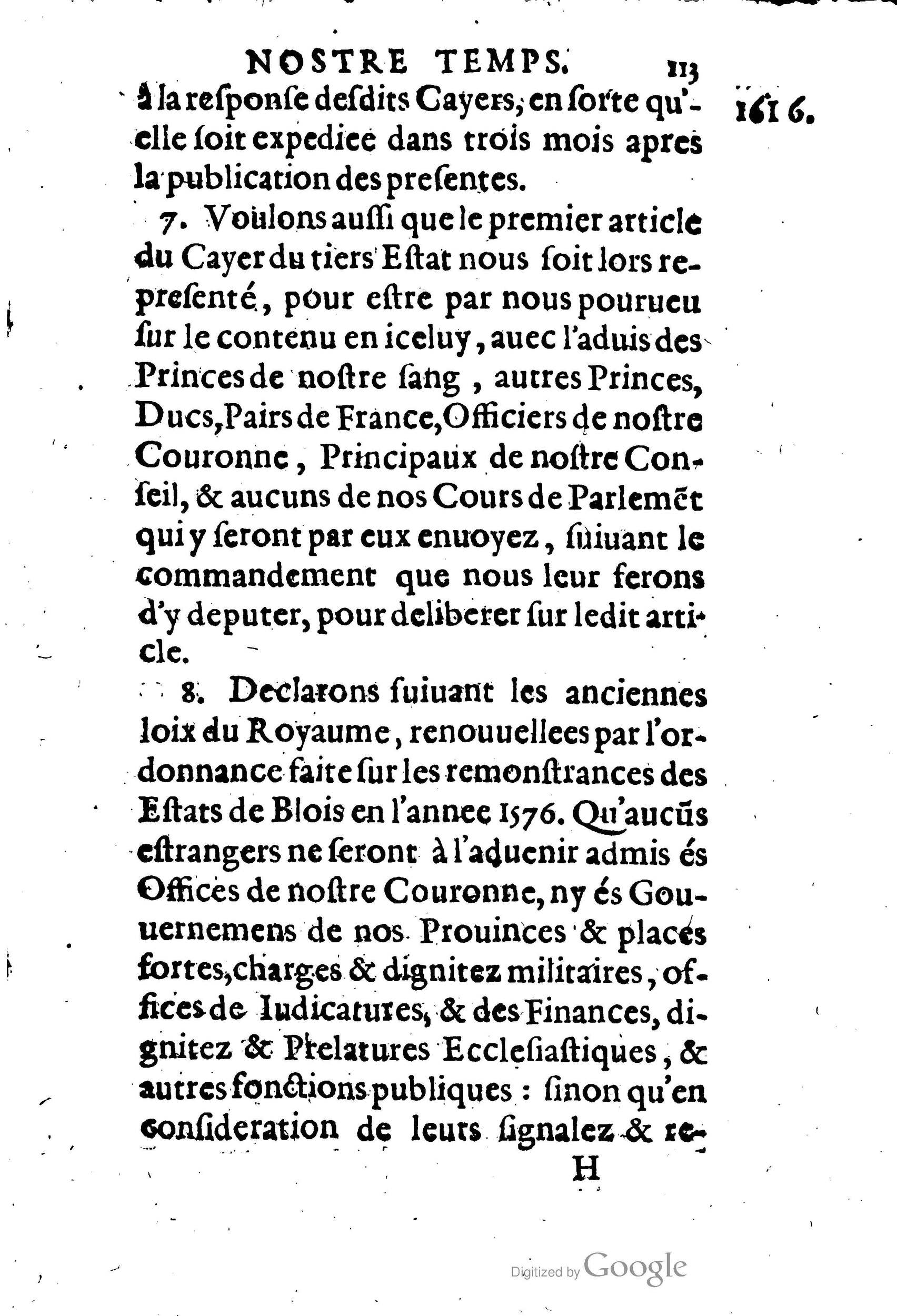 1623 - Joseph Bouillerot - Trésor de l’histoire générale de notre temps - BM Lyon 1623 - Joseph Bouillerot - Trésor de l’histoire générale de notre temps - BM Lyon