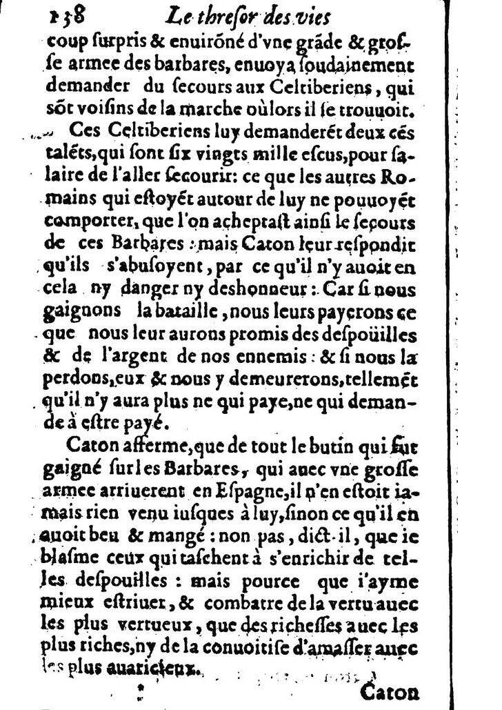1611 - Pierre Rigaud - Trésor des vies de Plutarque - BM Lyon
