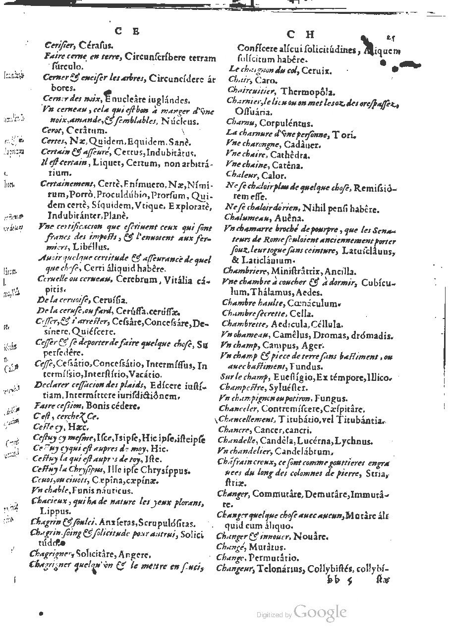 1564 - Henri Hylaire et Louis Cloquemin - Trésor des mots et traits français - BSB Munich