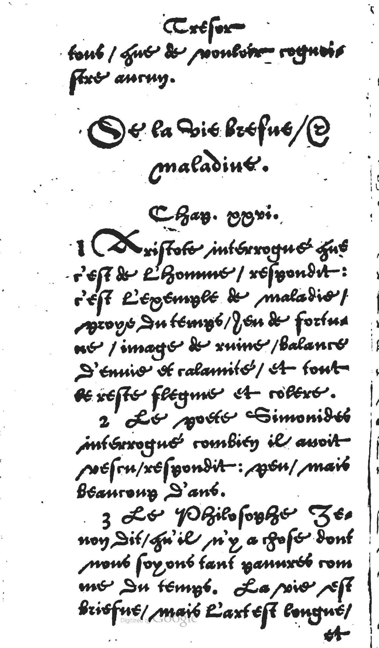 1560 - Jean Bellère - Trésor de vertu - Det Kongelige Bibliotek 1560 - Jean Bellère - Trésor de vertu - Det Kongelige Bibliotek