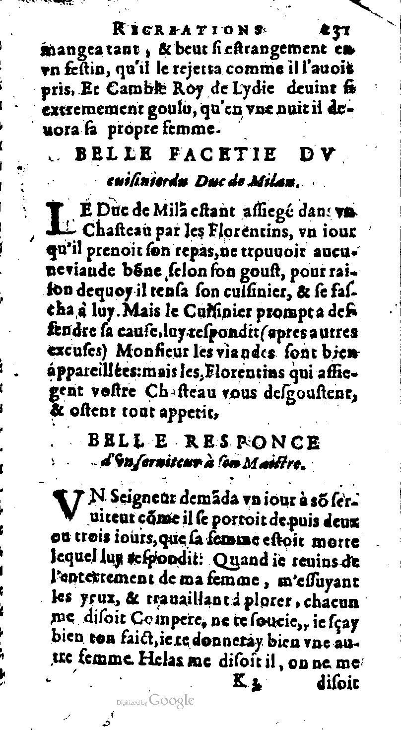 1616 - Balthazar Bellère - Trésor des récréations - NK ČR Prague