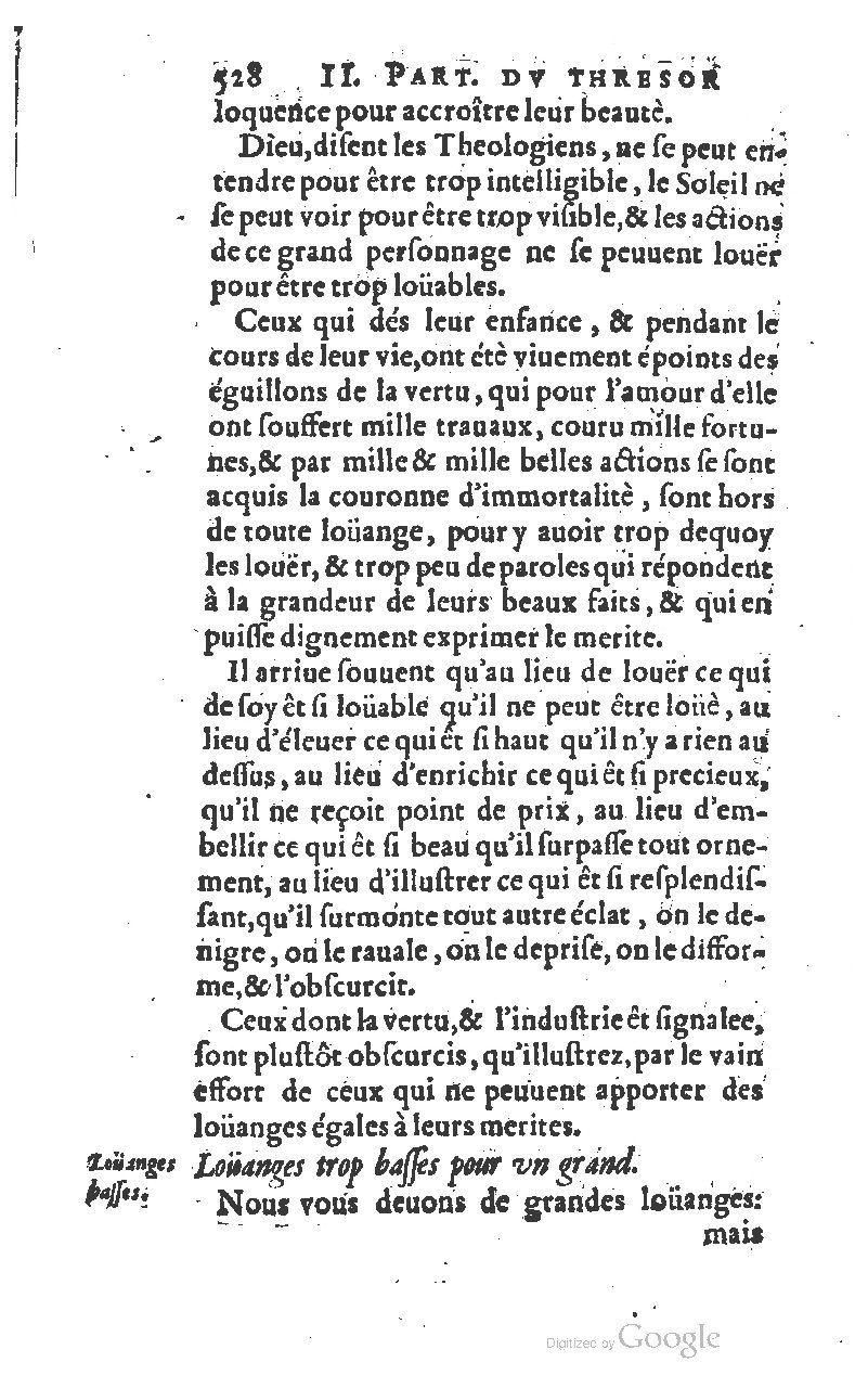 1610 - Louis Coste - Trésor de l’éloquence française (Seconde partie) - BM Lyon