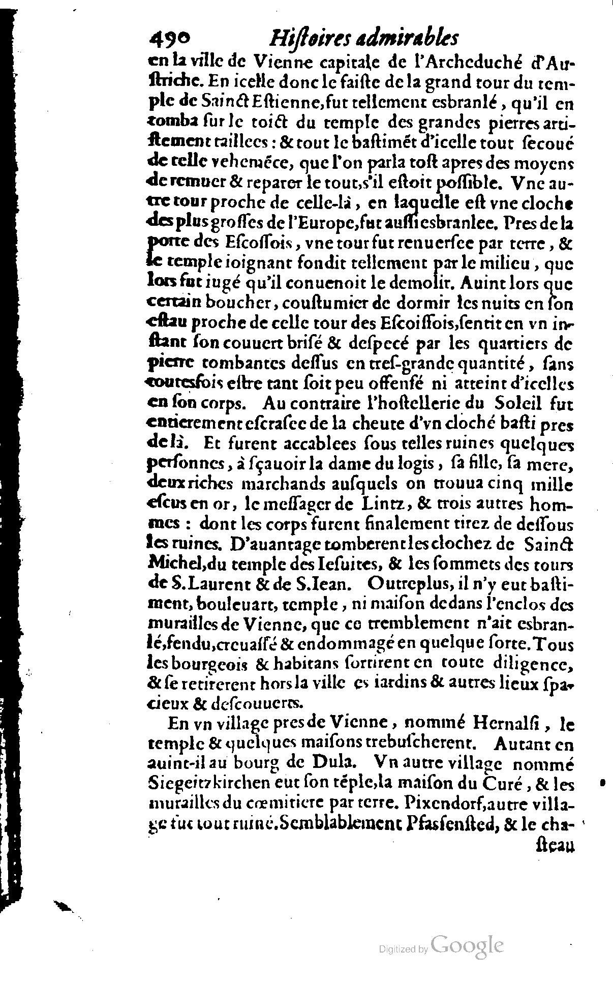 1620 - Samuel Crespin - Trésor d’histoires admirables et mémorables - BCU Lausanne