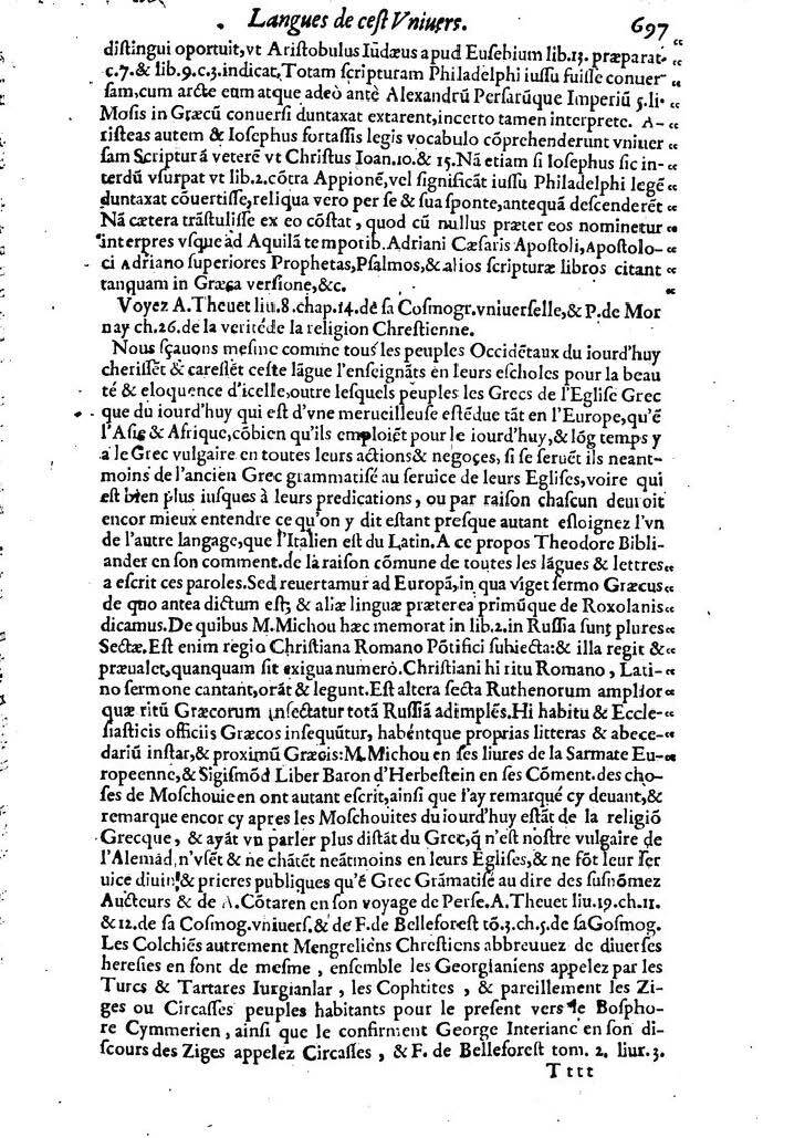 1613 - Matthieu Berjon - Trésor de l’histoire des langues de cet univers - BM Lyon