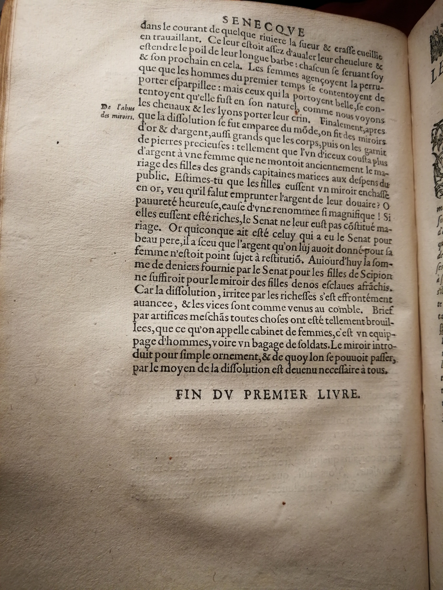 1595 - Jean Houzé - Œuvres morales et mêlées de Sénèque, Trésor de philosophie morale - T. 3 - BnF