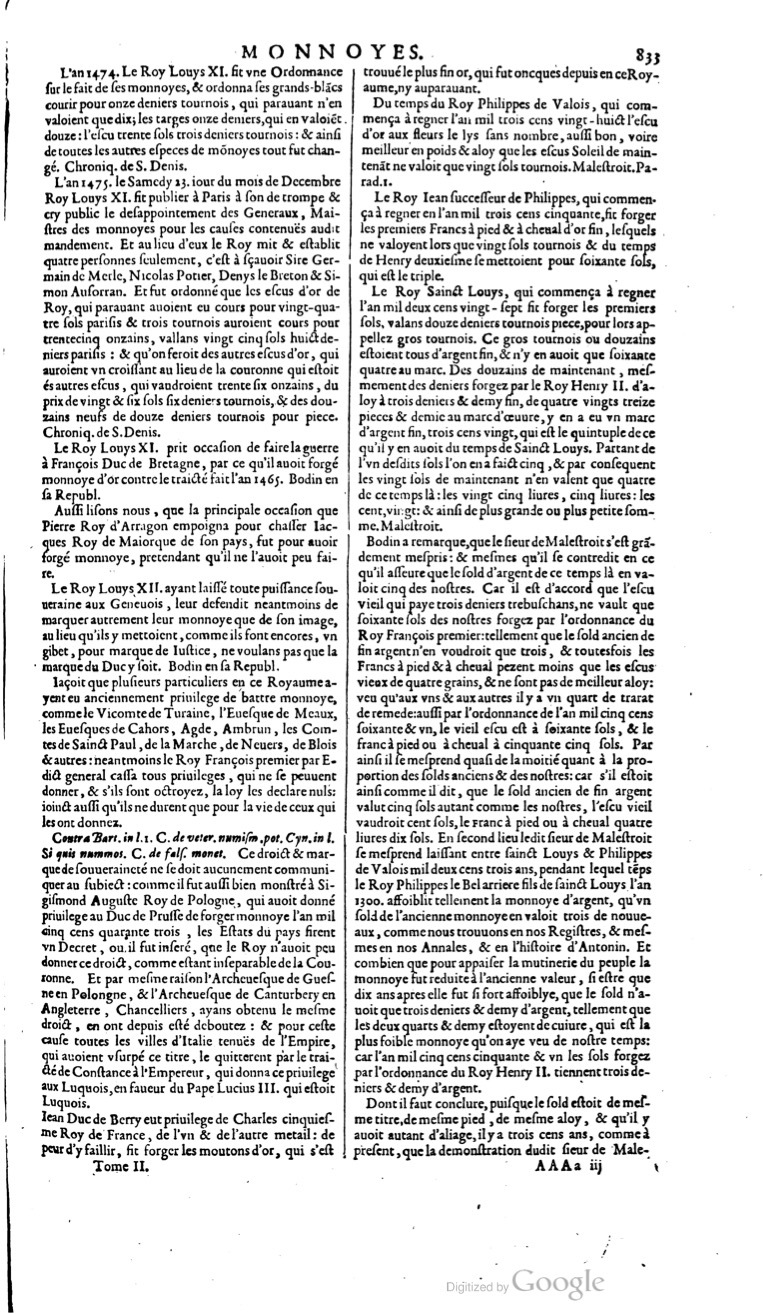1629 - Veuve Nicolas Buon - Trésor du droit français (29620 T. 2) - BM Lyon