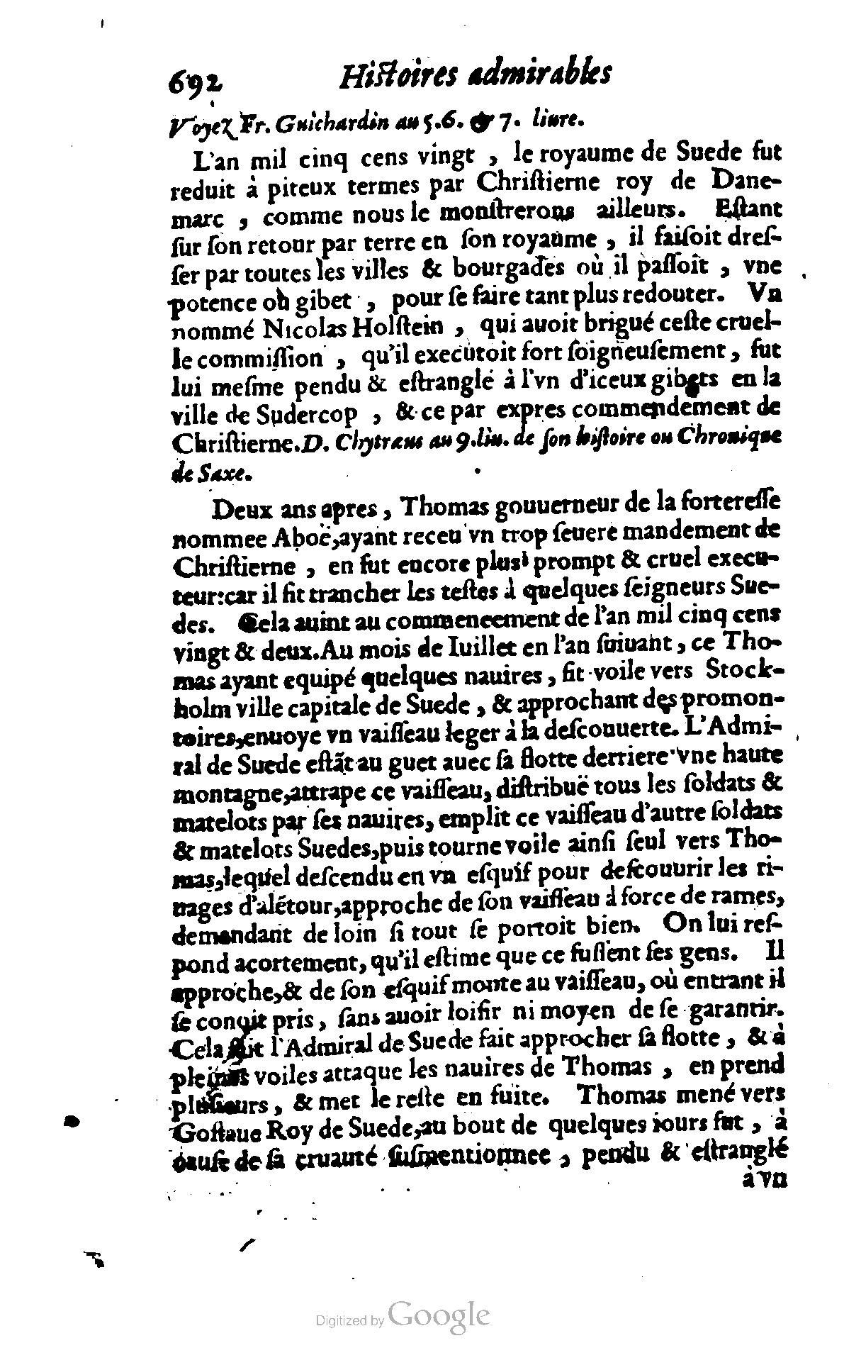 1620 - Samuel Crespin - Trésor d’histoires admirables et mémorables - BCU Lausanne 1620 - Samuel Crespin - Trésor d’histoires admirables et mémorables - BCU Lausanne