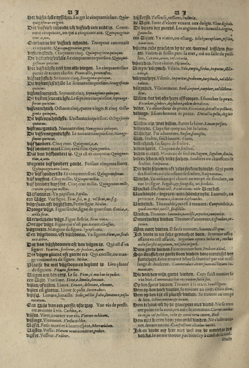 1573 - Christophe Plantin - Trésor du langage bas-allemand - Greifswald 1573 - Christophe Plantin - Trésor du langage bas-allemand - Greifswald