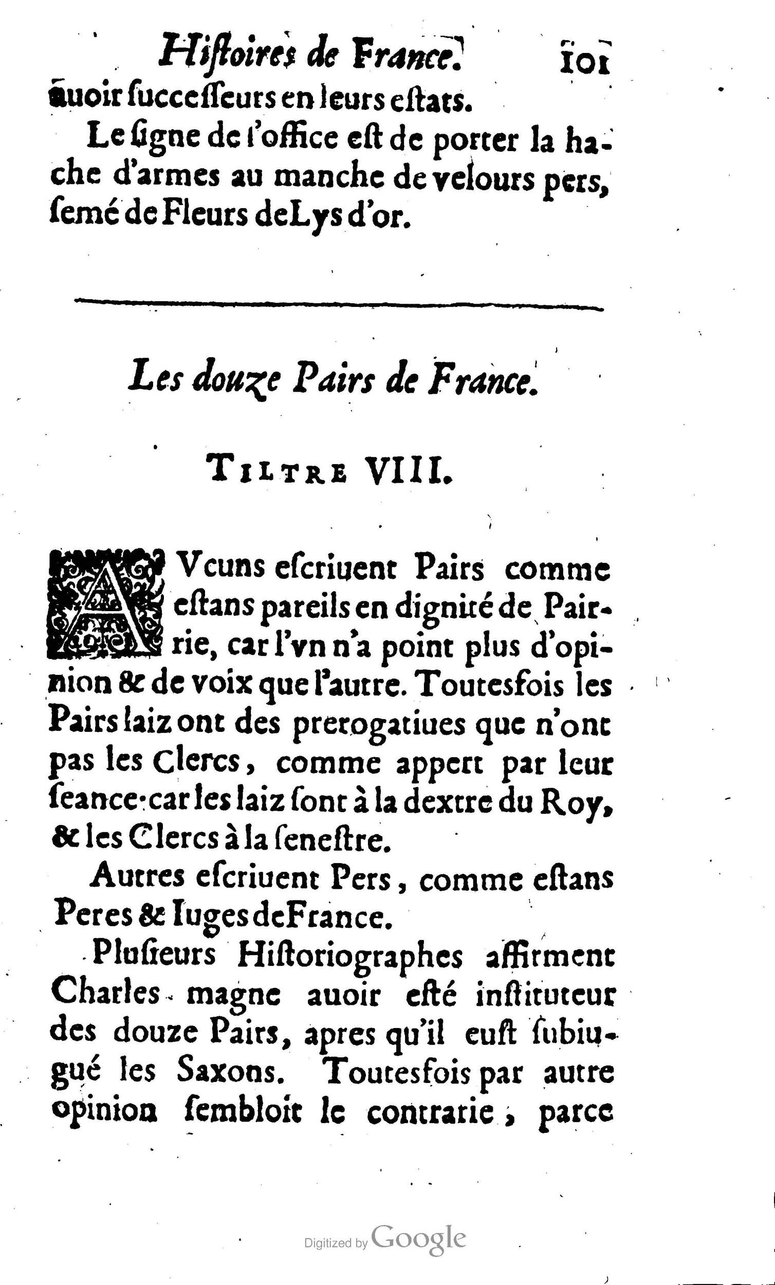 1638 - Jean Corrozet - Trésor des histoires de France - BM Lyon 1638 - Jean Corrozet - Trésor des histoires de France - BM Lyon