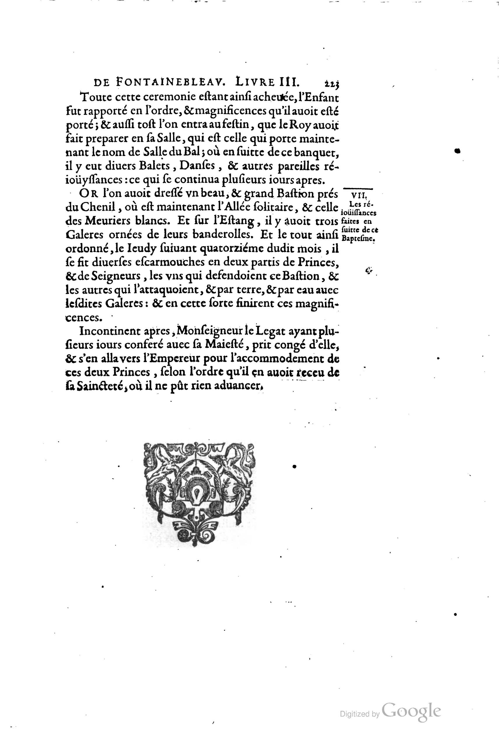 1642 - Sébastien Cramoisy - Trésor des merveilles de la maison royale de Fontainebleau - BM Lyon 1642 - Sébastien Cramoisy - Trésor des merveilles de la maison royale de Fontainebleau - BM Lyon
