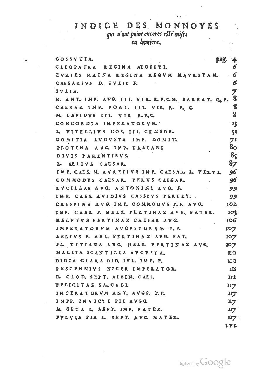 1553 - Jacopo Strada et Thomas Guérin - Épitome du Trésor des antiquités - UGent