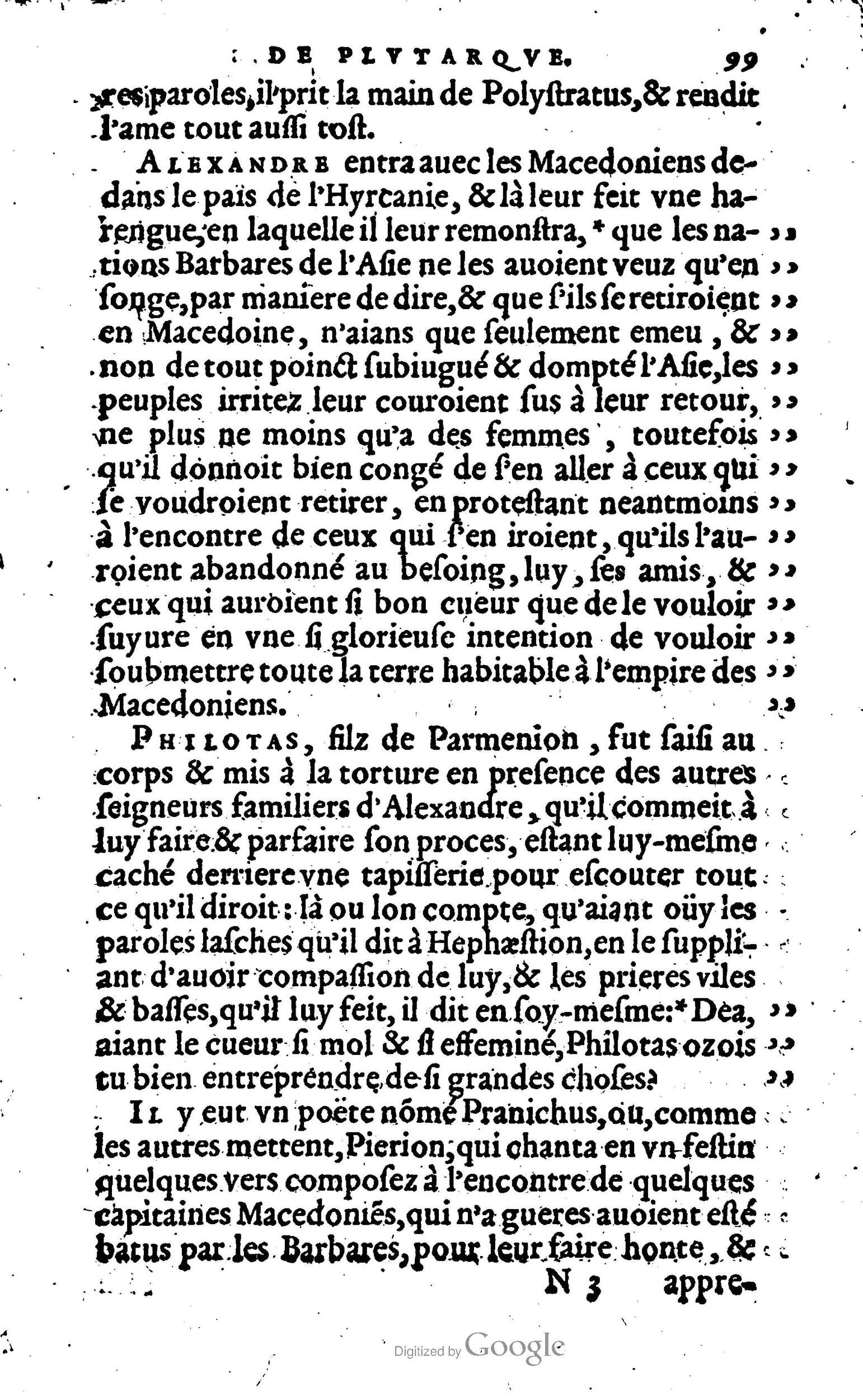 1568 - Willem Silvius - Trésor des vies de Plutarque - Anvers Plantin-Moretus