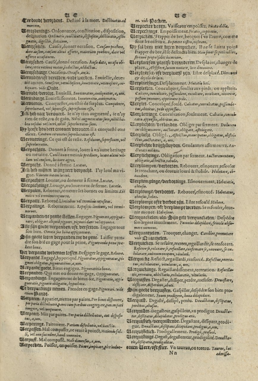 1573 - Christophe Plantin - Trésor du langage bas-allemand - Greifswald 1573 - Christophe Plantin - Trésor du langage bas-allemand - Greifswald