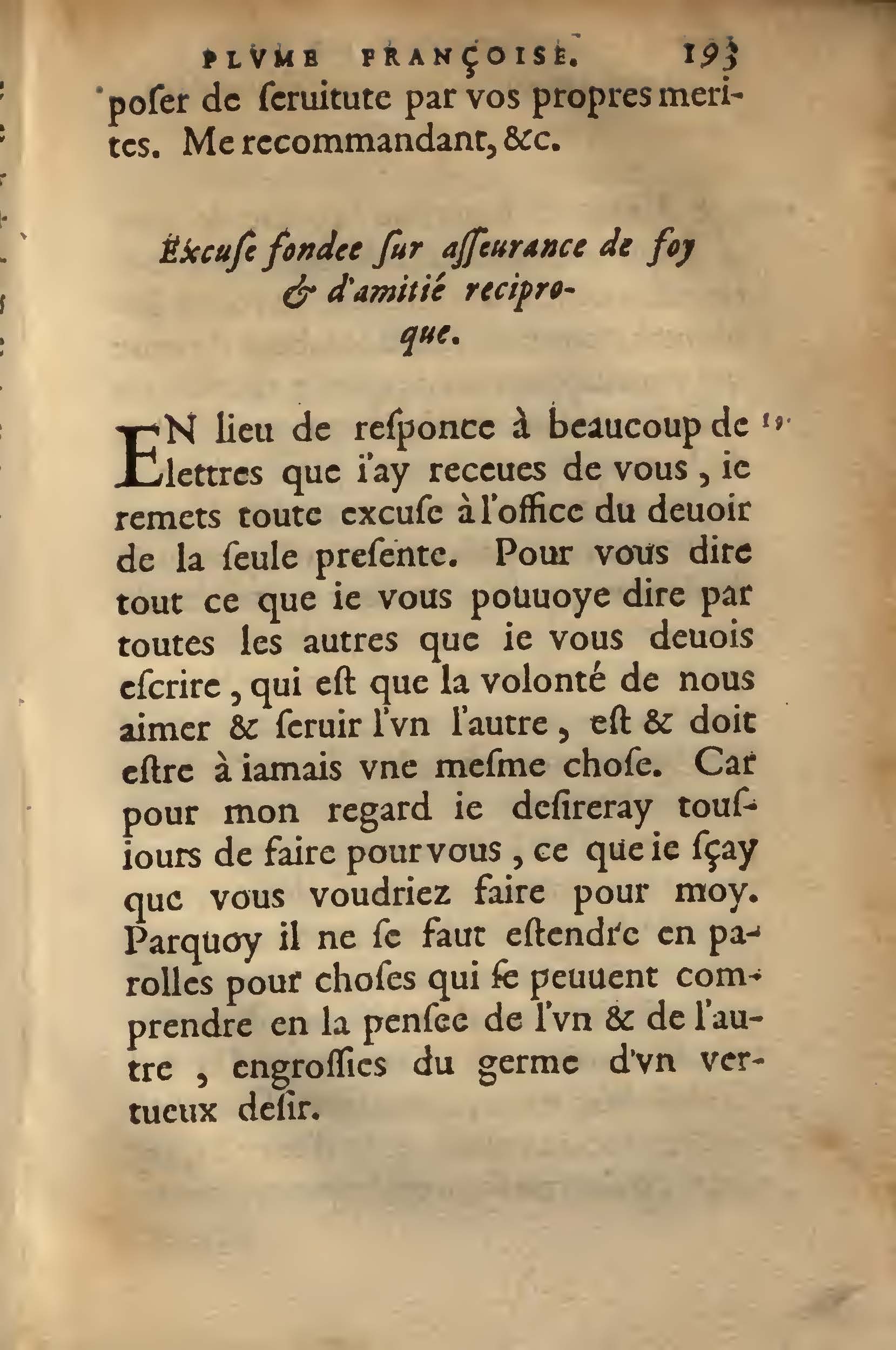 1572 - Lucas Breyer - Finances et Trésor de la plume française - BNC Rome