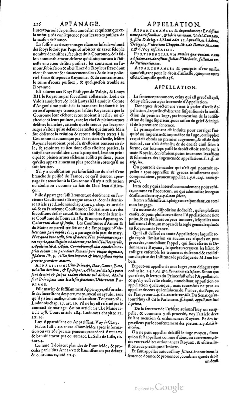 1629 - Veuve Nicolas Buon - Trésor du droit français (21754 T. 1) - BM Lyon