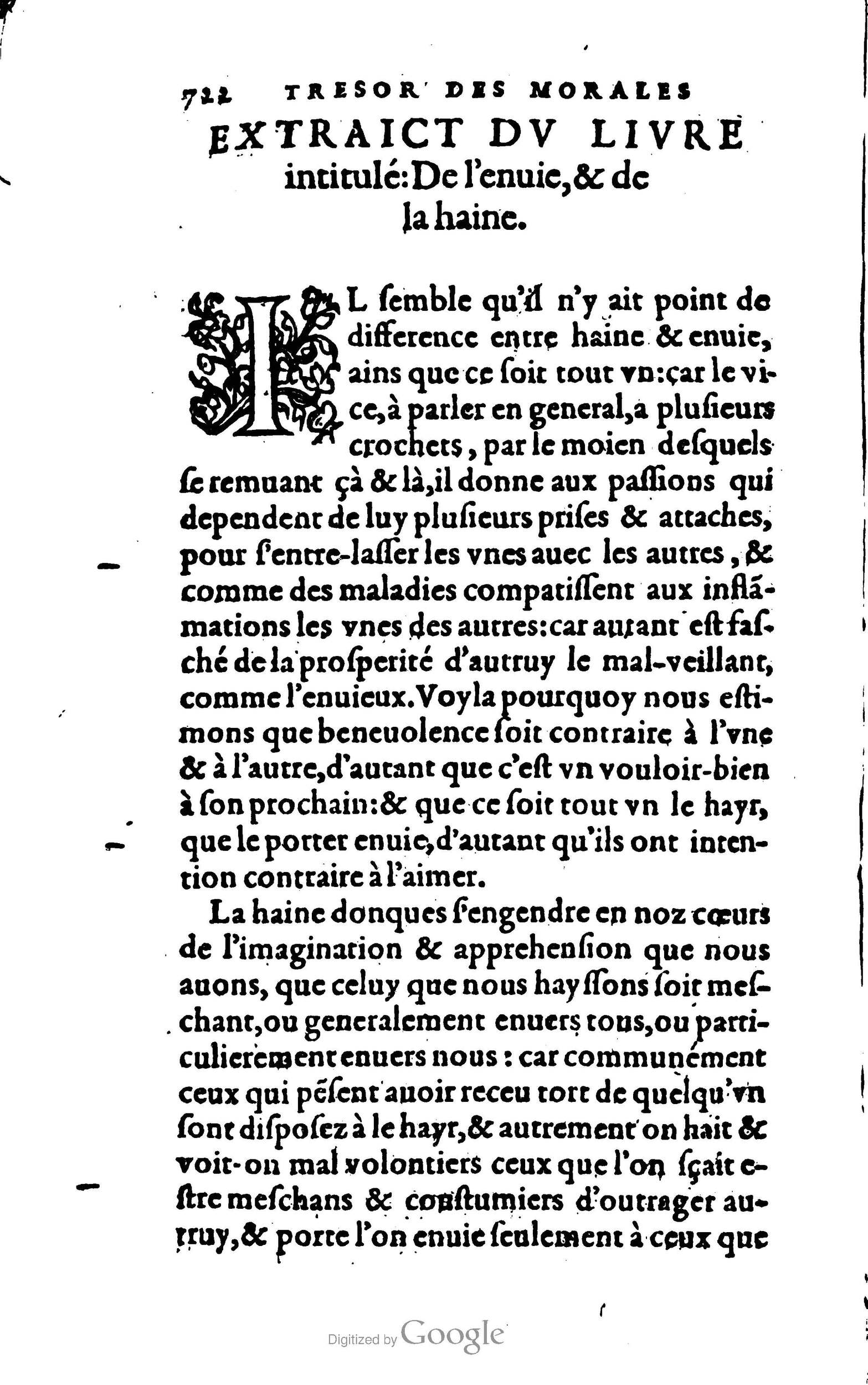 1578 - Jean Poupy - Trésor des morales de Plutarque - BSB Munich