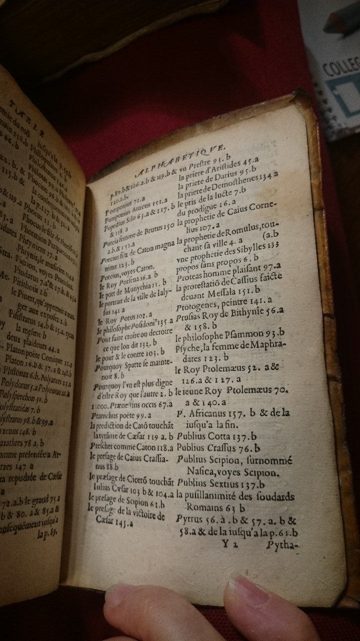 1568 - Willem Silvius - Trésor des vies de Plutarque - BnF