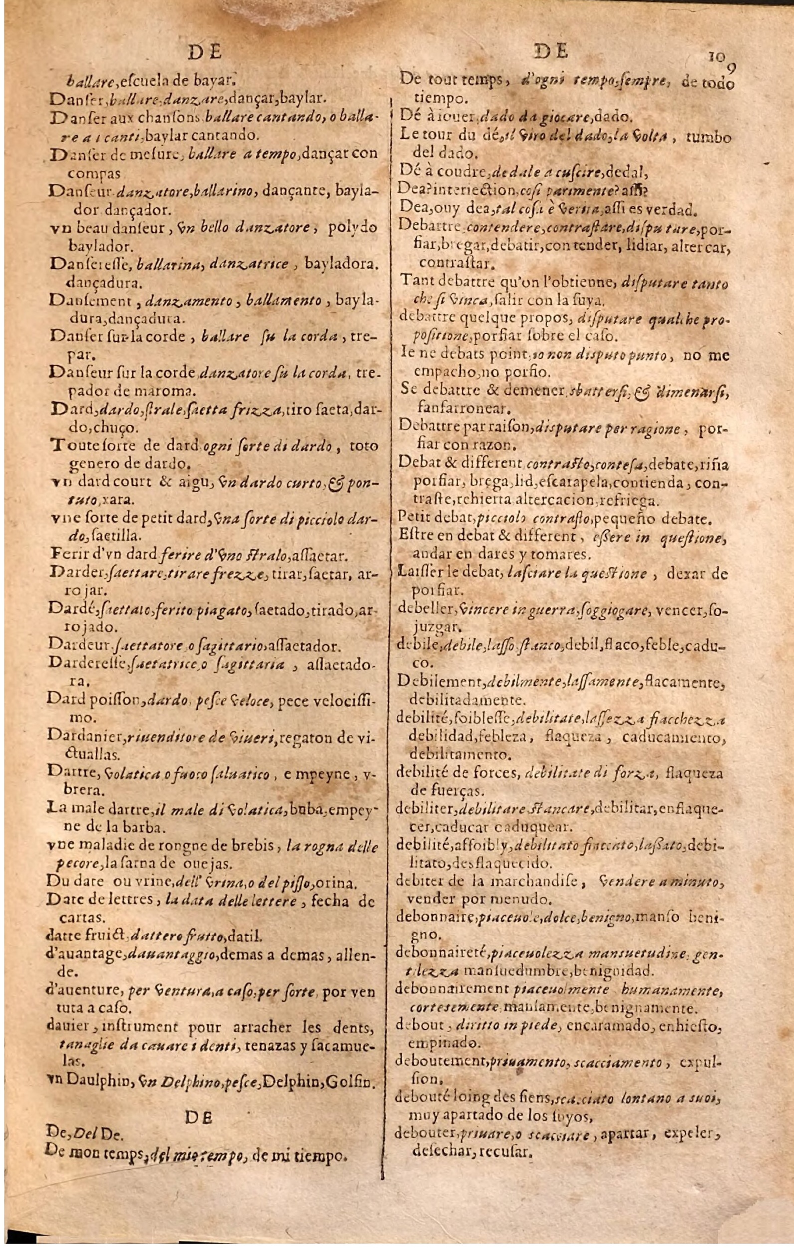 1627 - Jacques Crespin - Trésor des trois langues (Seconde partie) - Regensburg