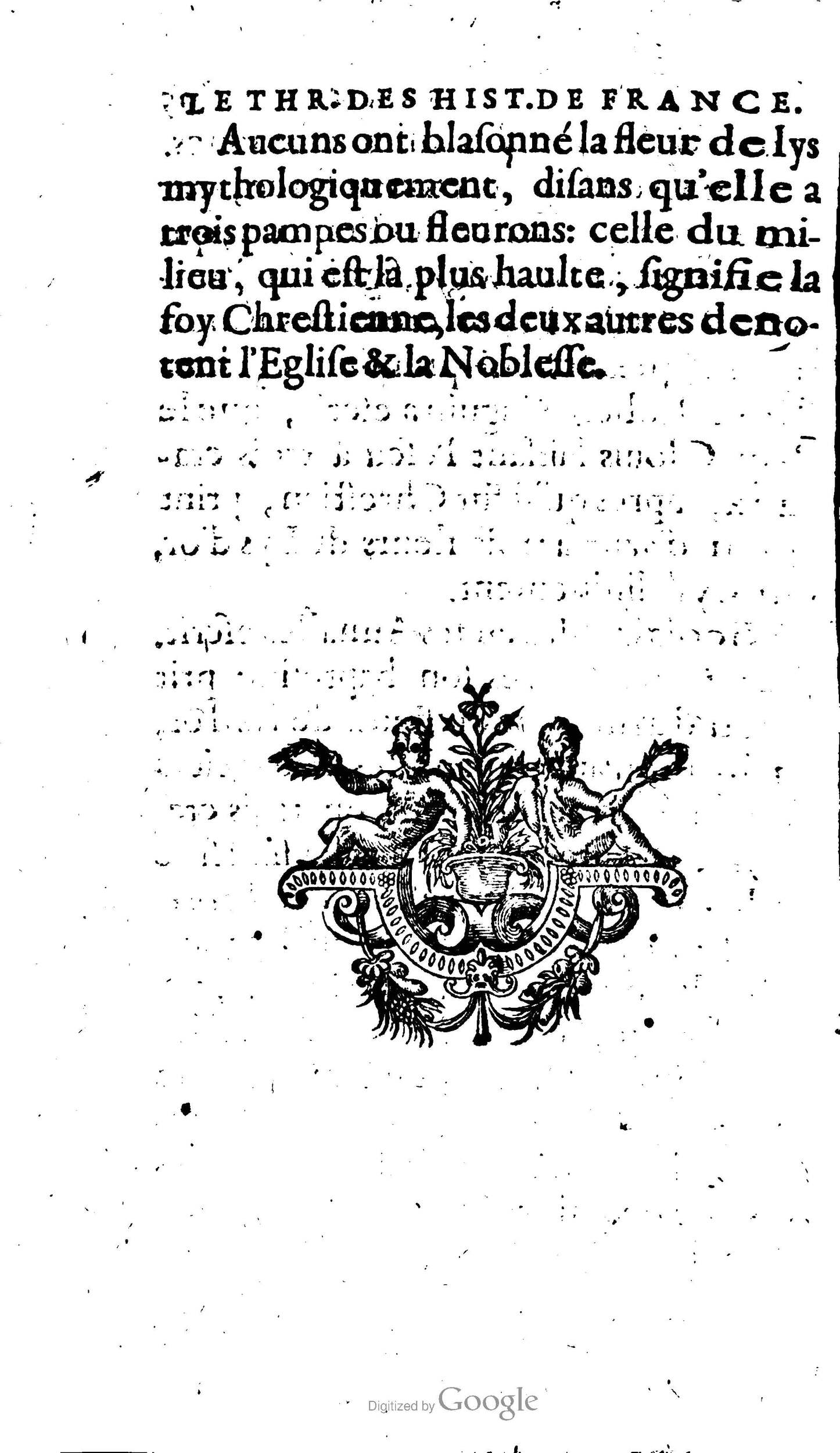 1604 - Galiot Corrozet - Trésor des histoires de France - BNC Florence