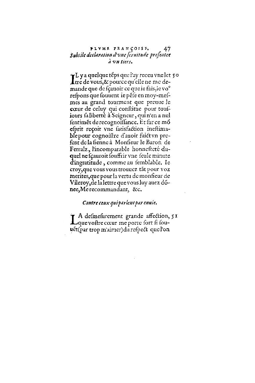 1572 - Nicolas Du Chemin - Finances et Trésor de la plume française - BM Lyon