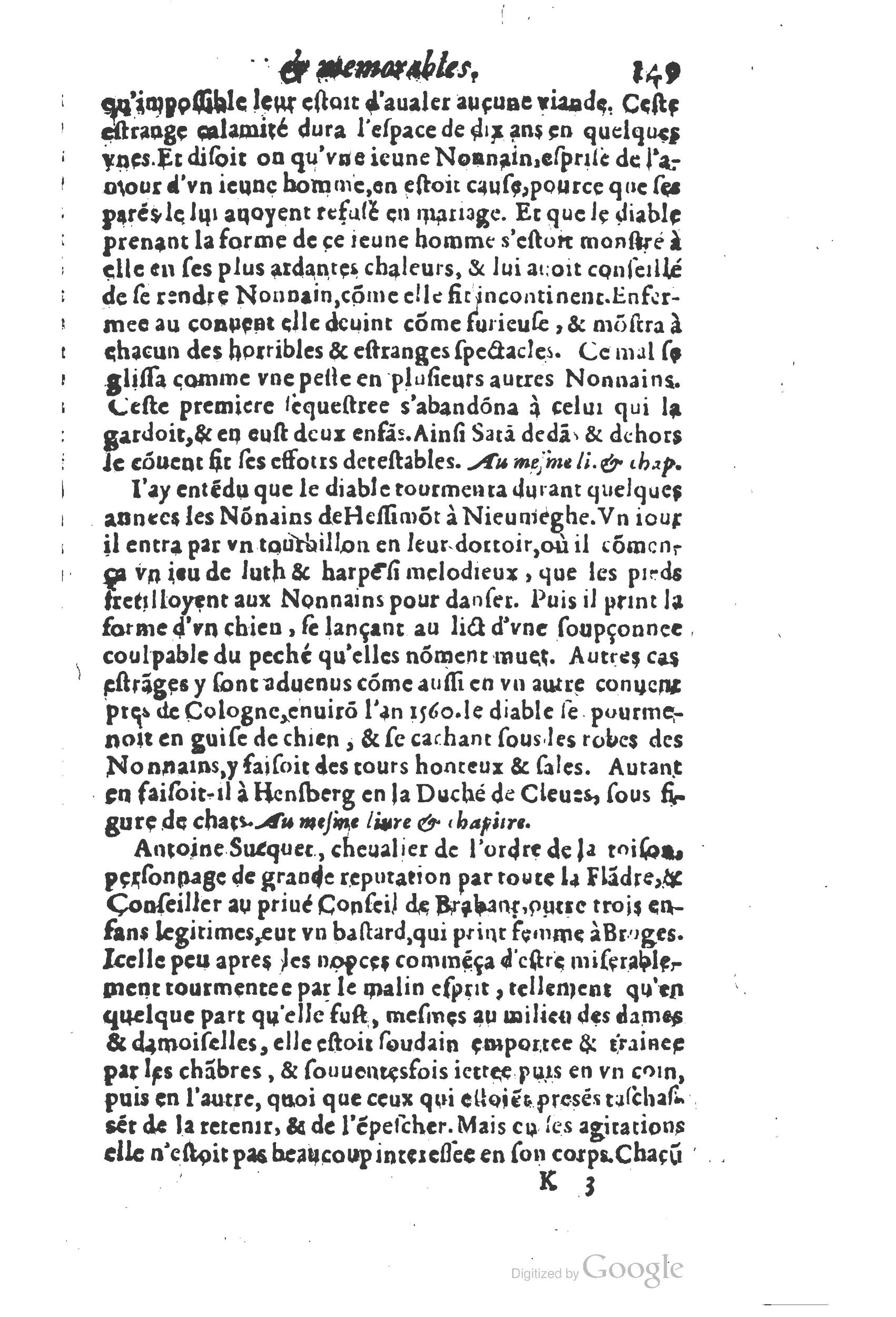 1610 - Paul Marceau - Trésor d’histoires admirables et mémorables - Princeton