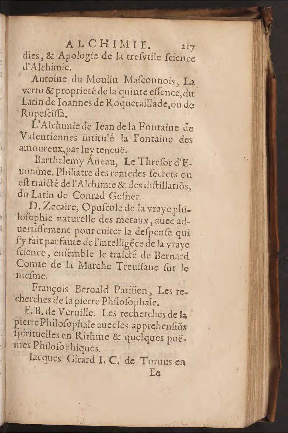 1602 - François Jacquin - Trésor des bons esprits français - BnF Arsenal